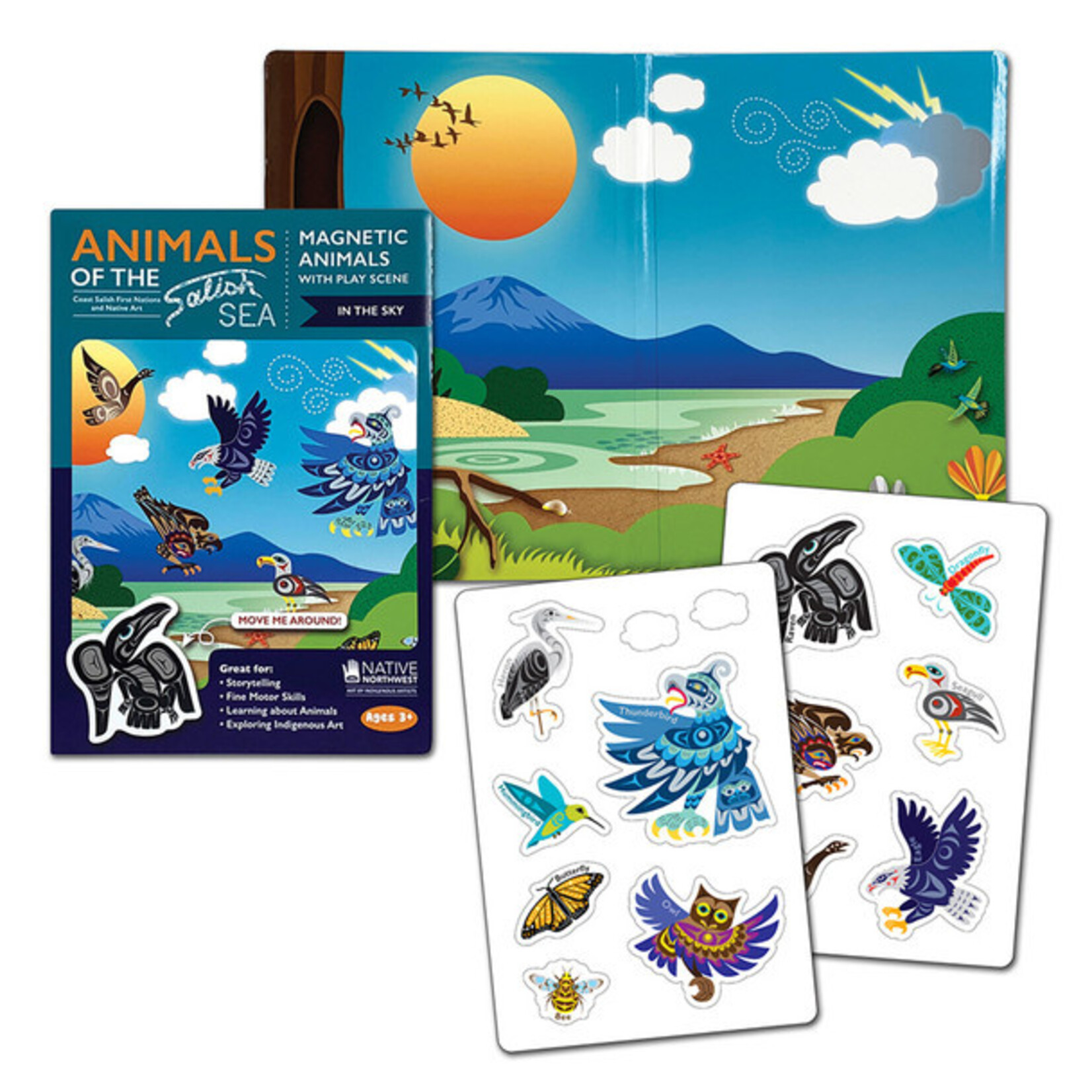 NATIVE NORTHWEST ANIMALS OF THE SALISH SEA MAGNETIC  ANIMALS