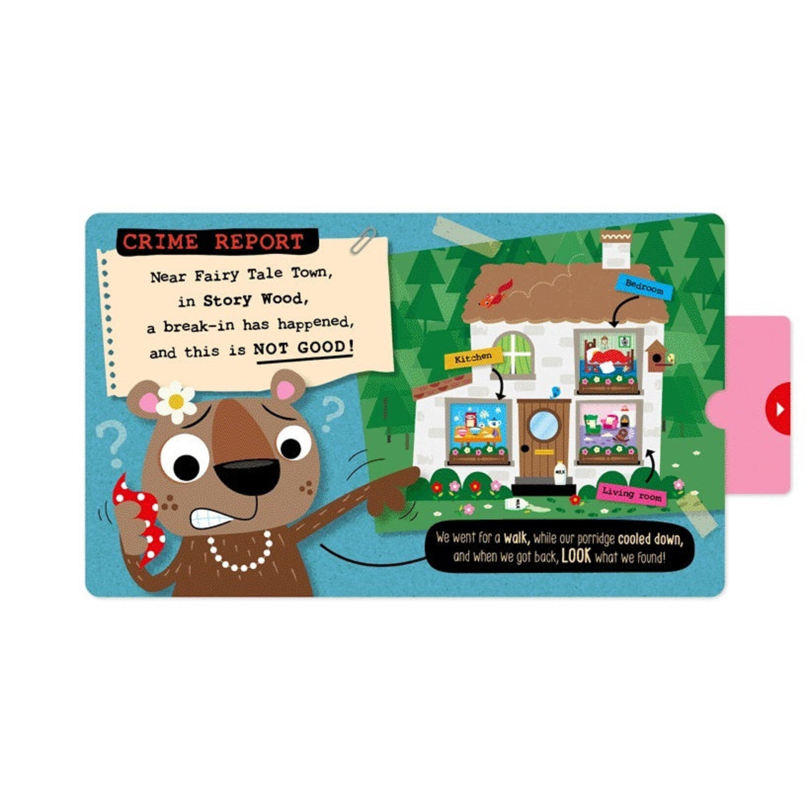 MAKE BELIEVE IDEAS TRUE CRIME FAIRY TALES: GOLDILOCKS & THE THREE BEARS