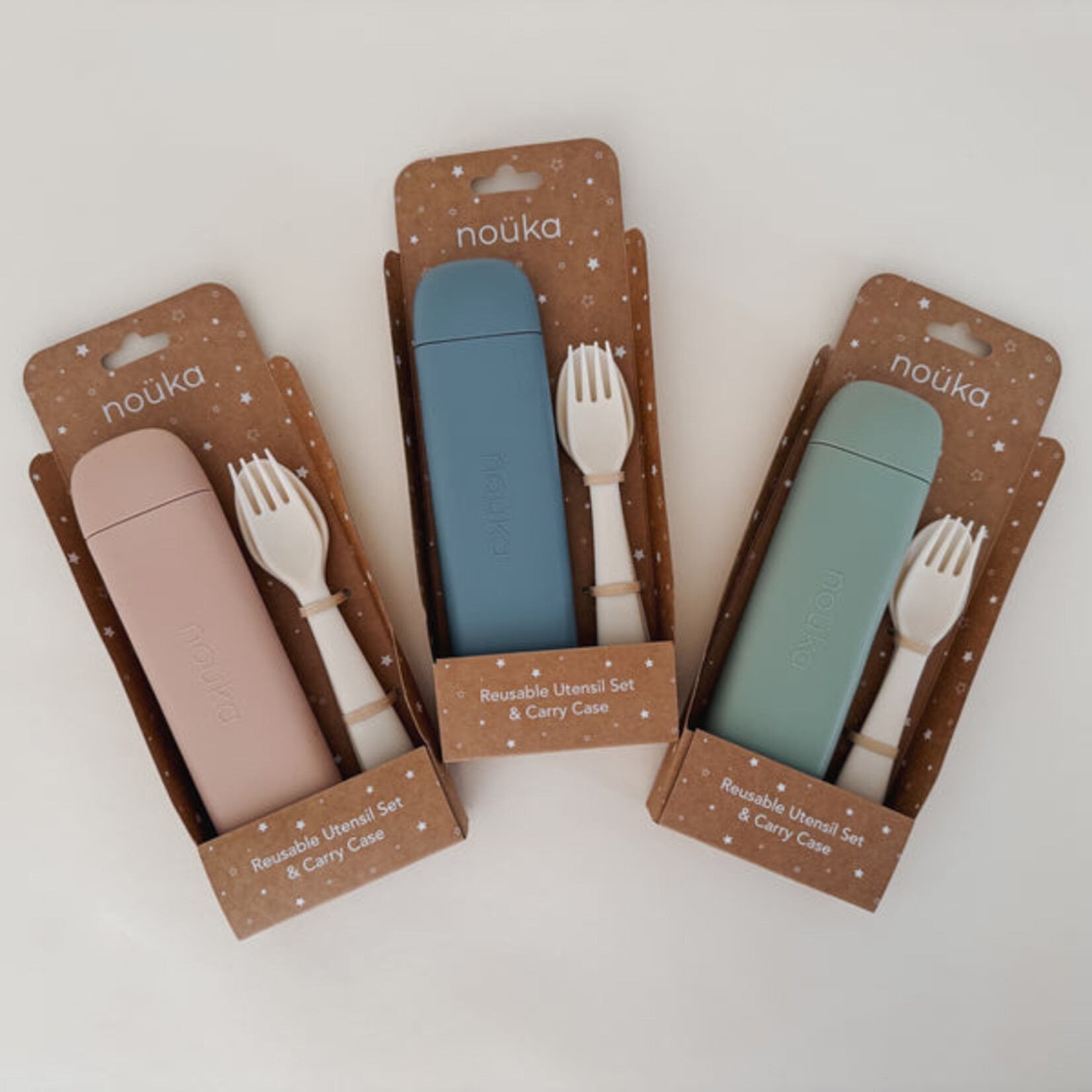 NOUKA NOUKA REUSABLE UTENSIL SET & CARRY CASE