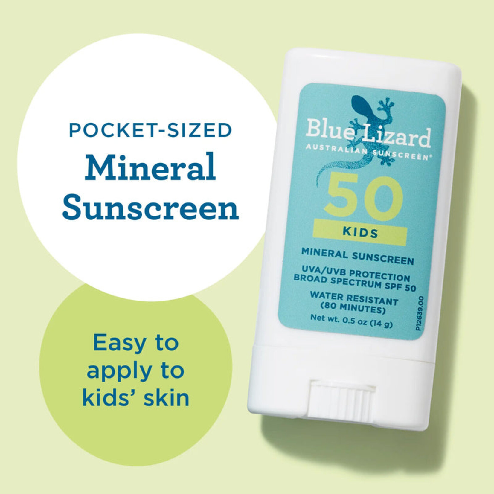 BLUE LIZARD MINERAL SUNSCREEN STICK KIDS 50 SPF