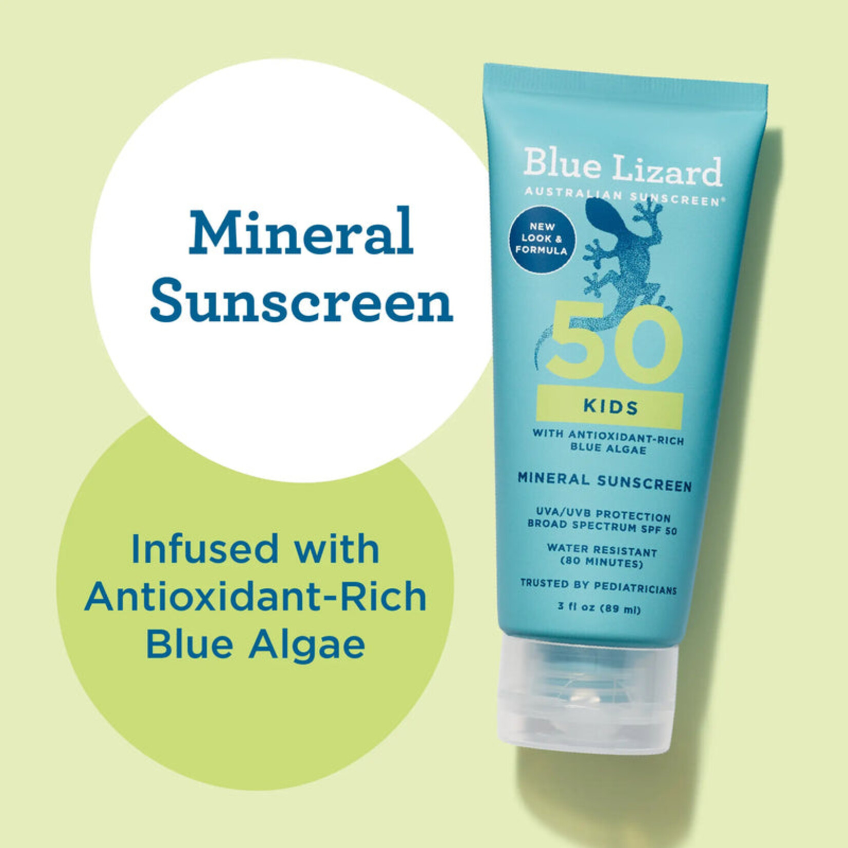 BLUE LIZARD MINERAL SUNSCREEN KIDS 50 SPF