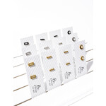 BEL JEWLERY BEL JEWELRY SIMPLE SHAPES STAINLESS STEEL STUD EARRINGS