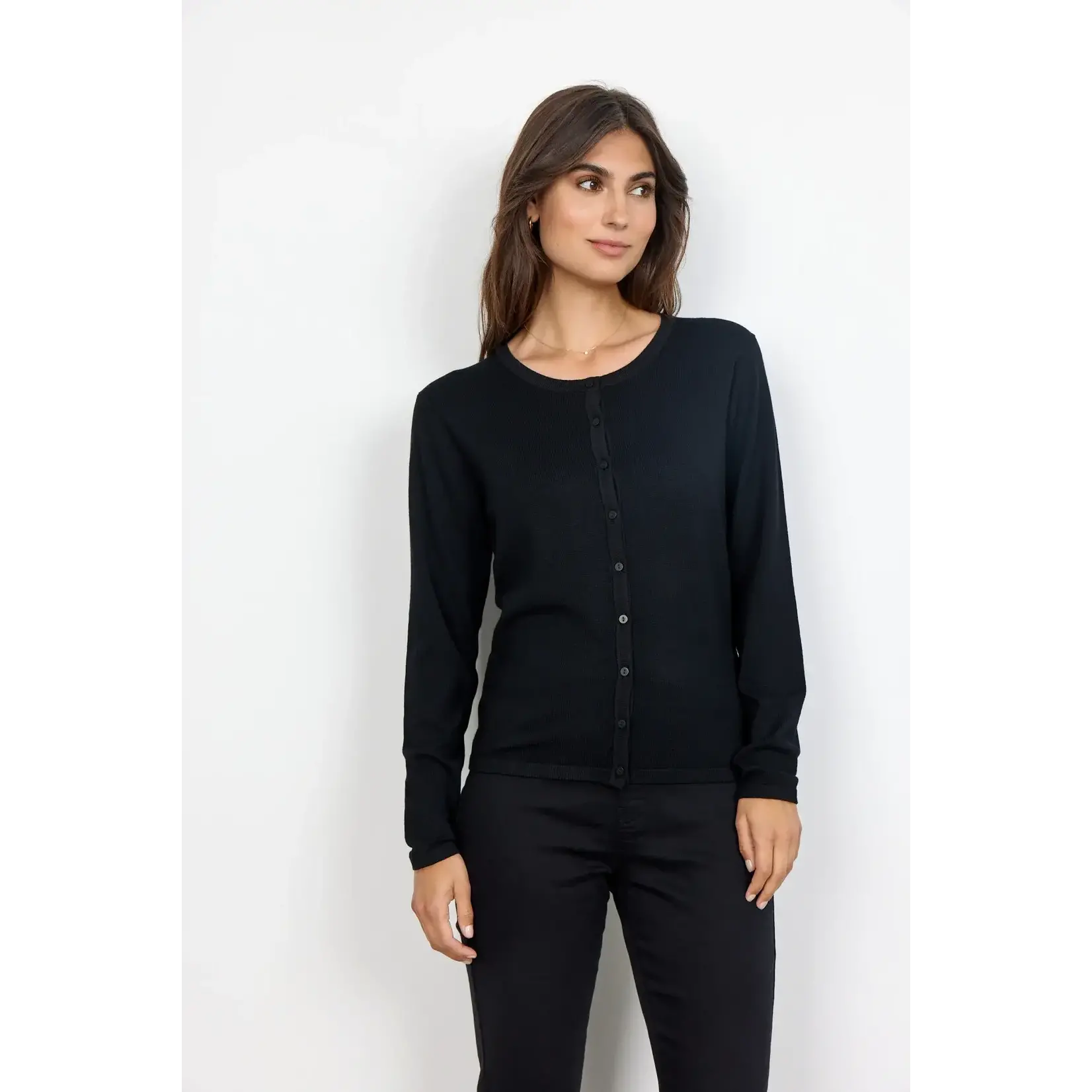SOYA CONCEPT UNBOUTIQUED SOYA CONCEPT DOLLIE 446 CARDIGAN BLACK