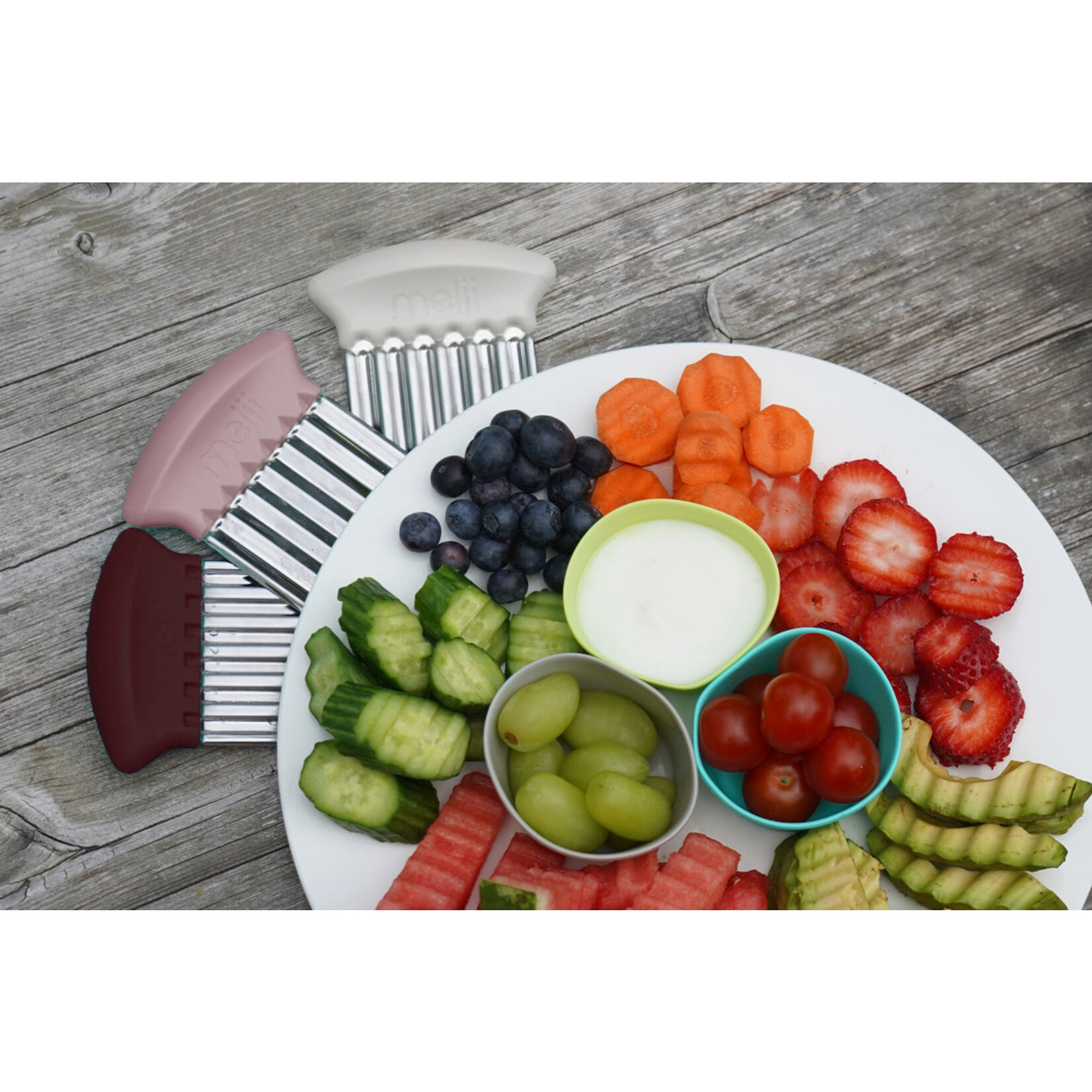 MELII MELII CRINKLE CUTTERS