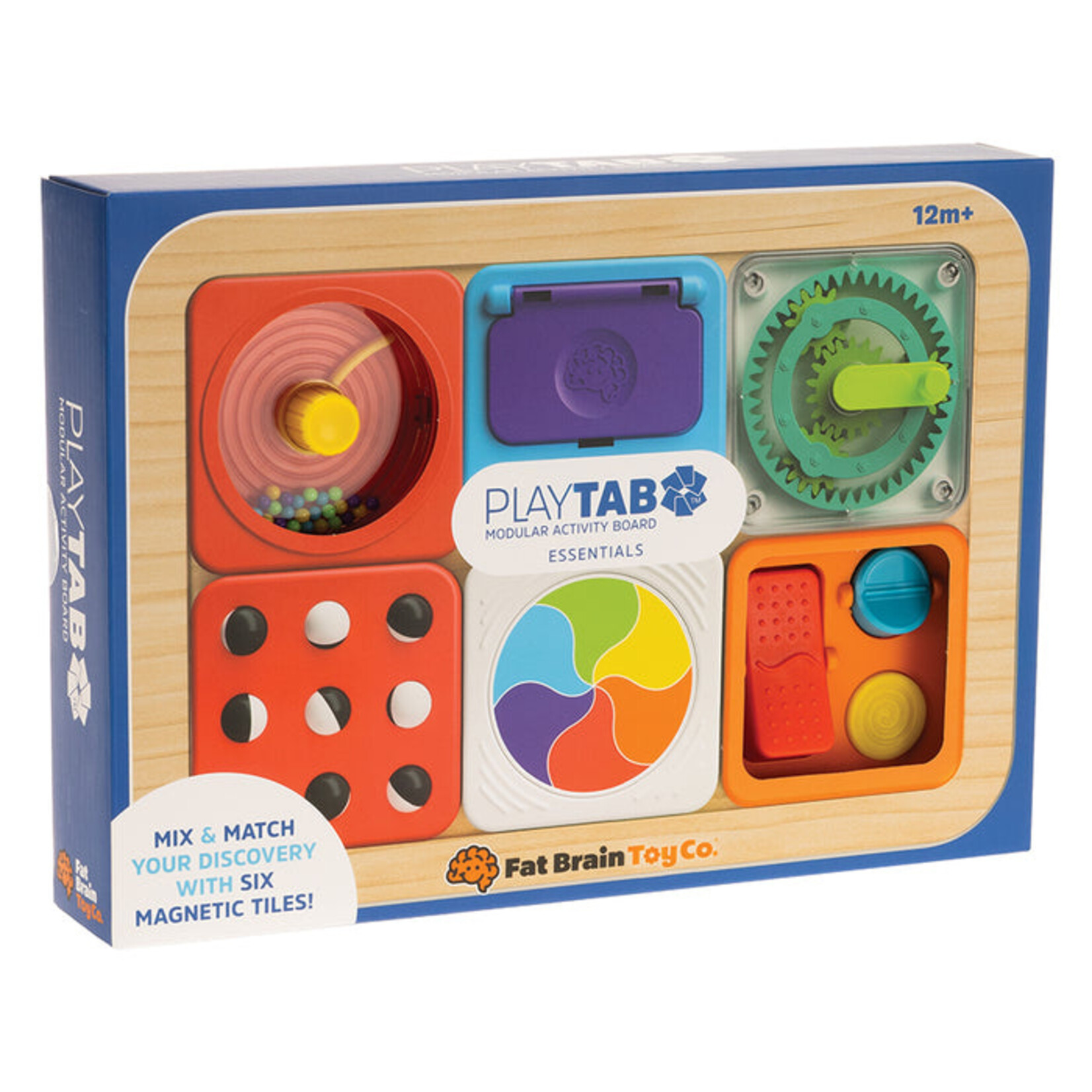 FAT BRAIN TOYS PLAYTAB ESSENTIALS - MODULAR ACTIVITY BOARD