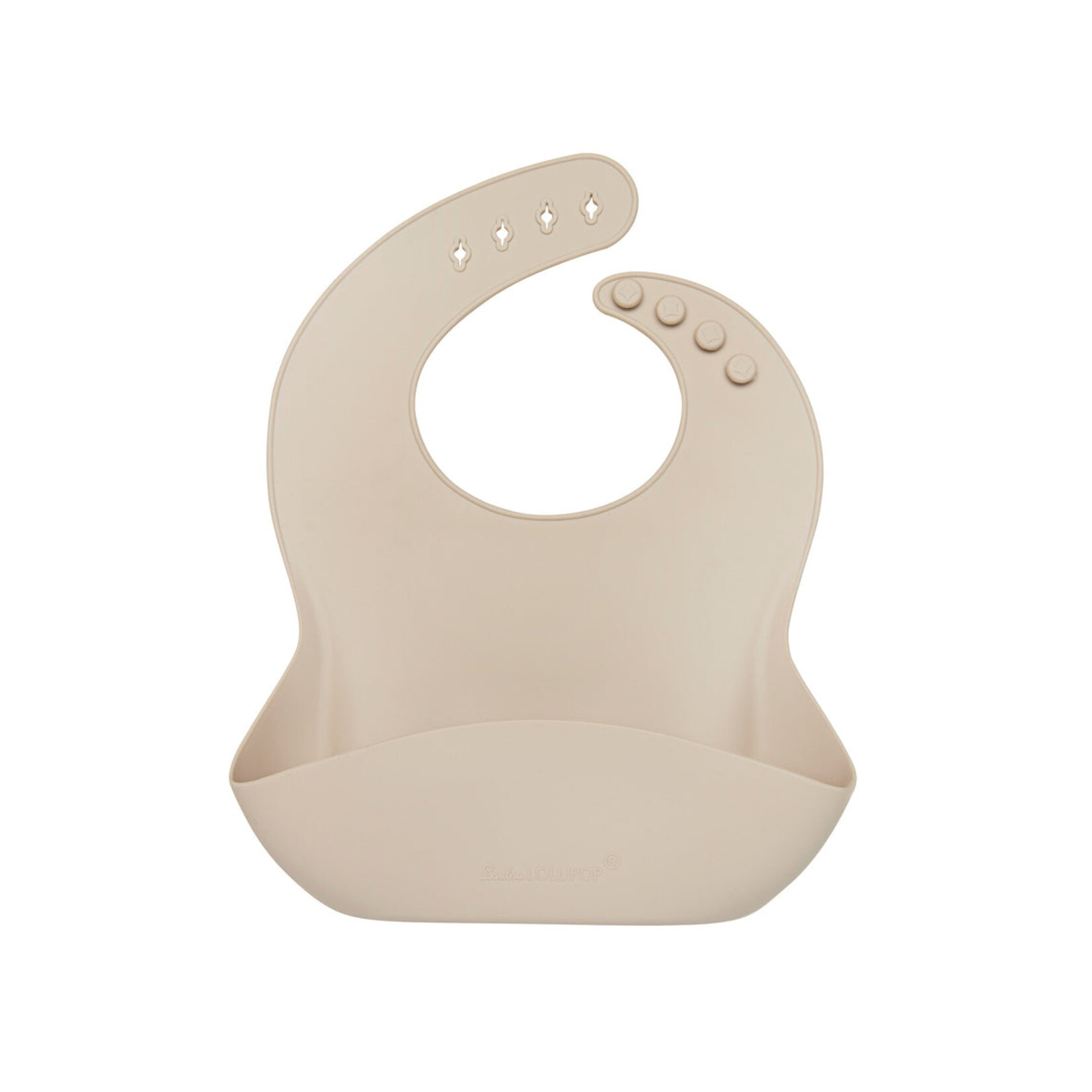 LOULOU LOLLIPOP LOULOU LOLLIPOP SILICONE BIB - SOLID