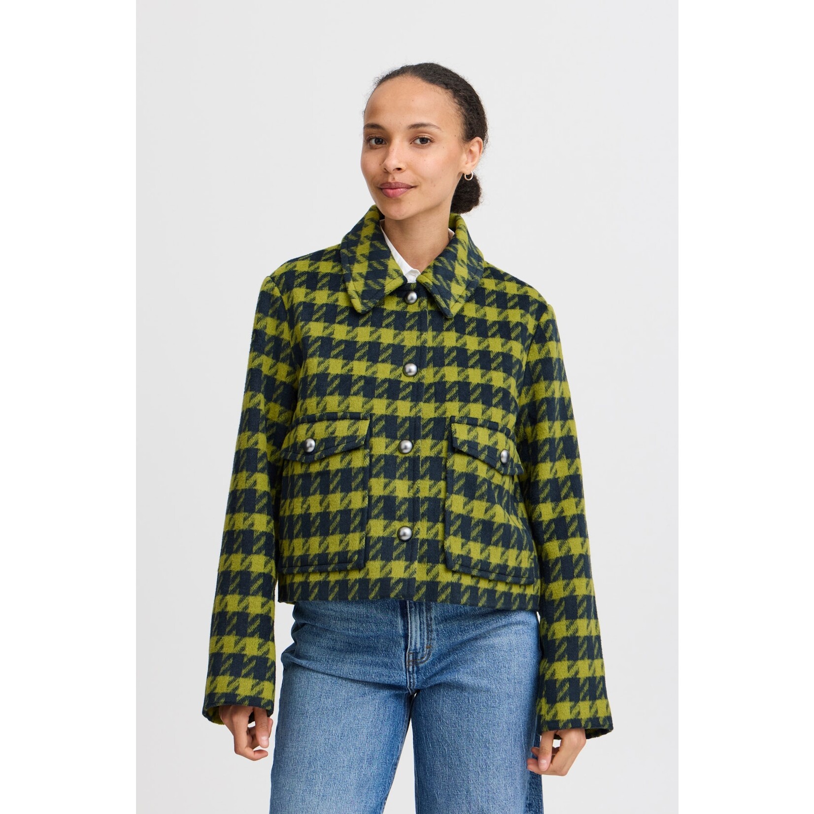 B.YOUNG BLUE & GREEN SHOULD ALWAYS BE SEEN BLAZER