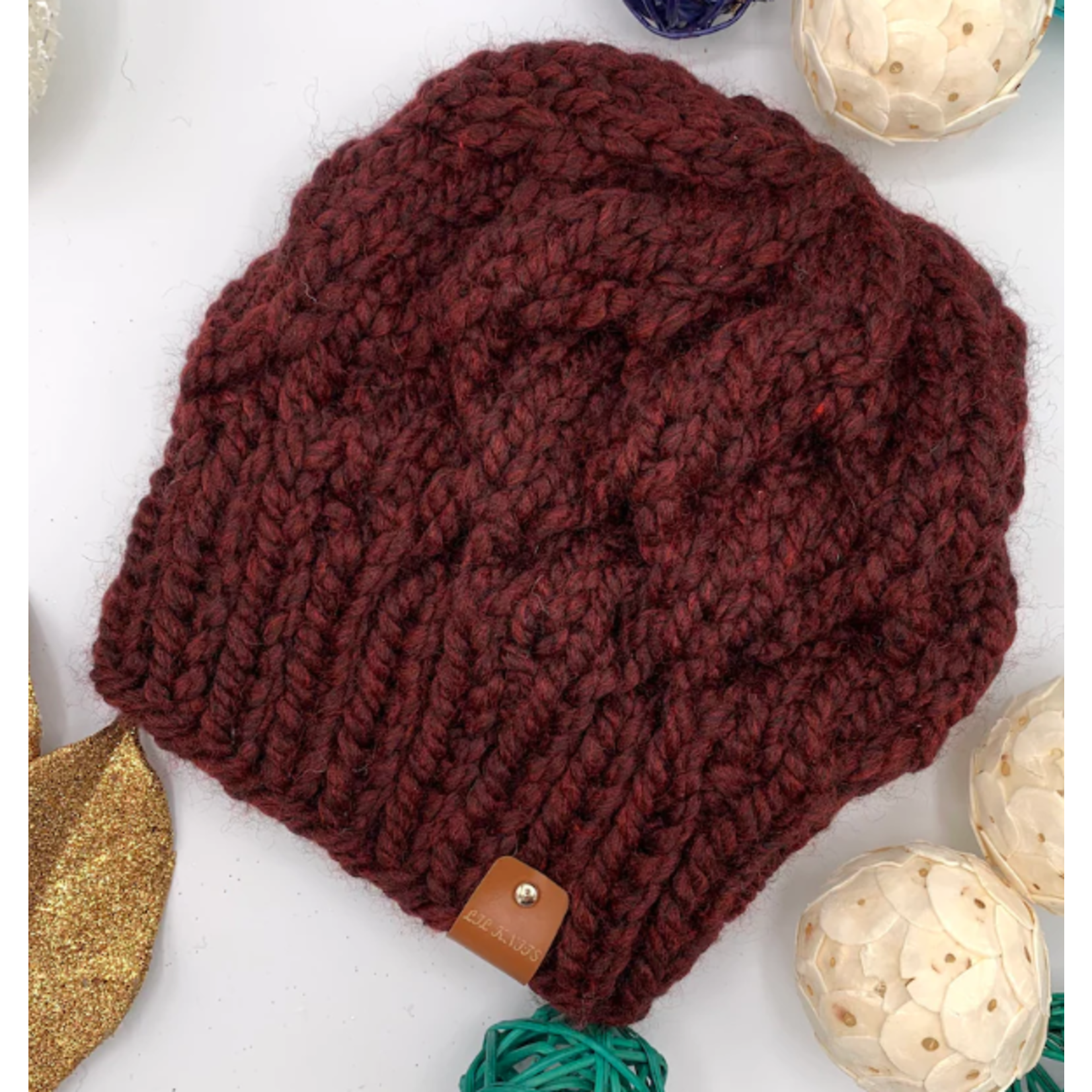 LIL' KNITS LIL KNITS CHUNKY KNIT HONEYCOMB TOQUE - ADULT