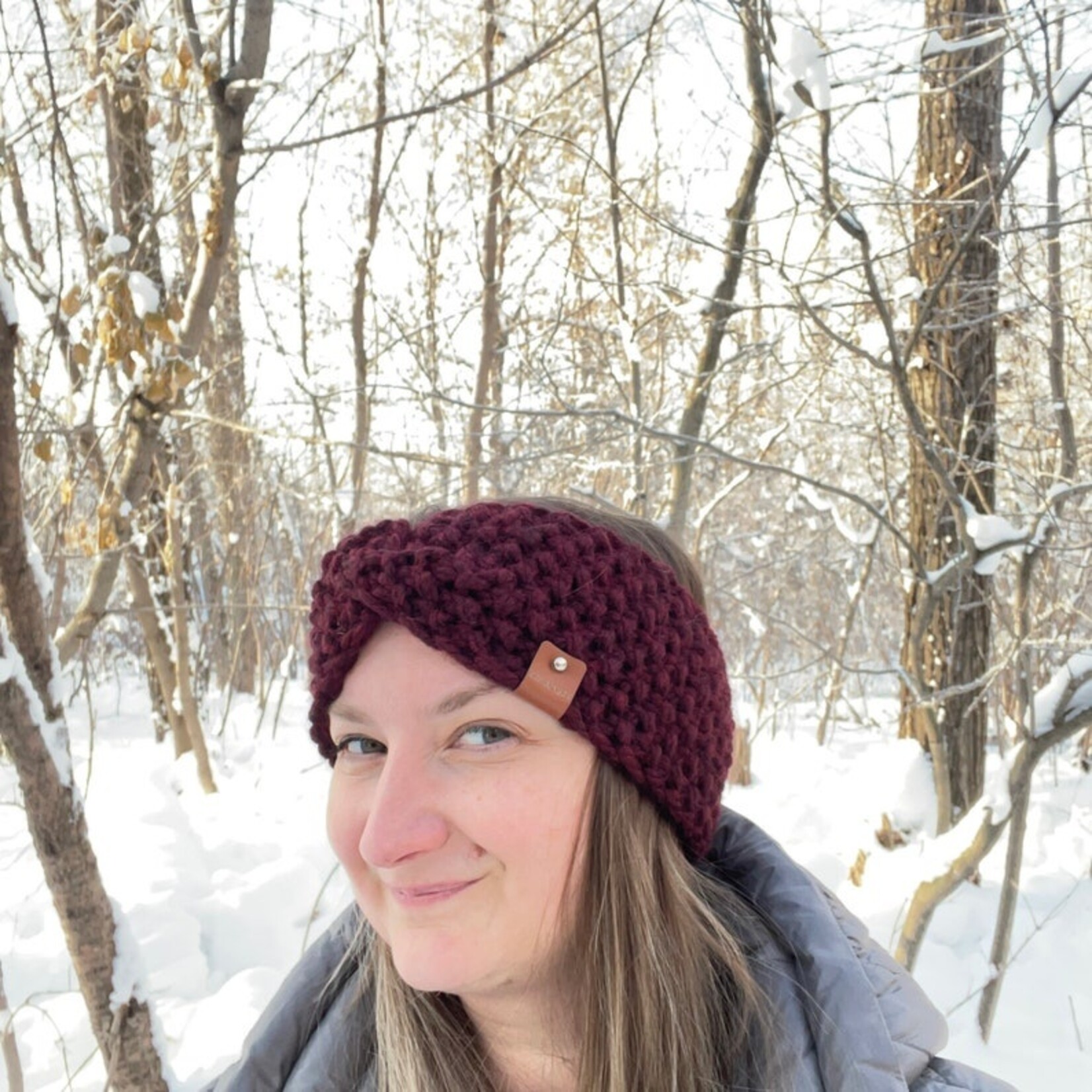 LIL' KNITS LIL KNITS CHUNKY KNIT TWIST HEADBAND