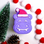 HAPPY HIPPO HAPPY HIPPO HIPPOPOTAMUS FOR CHRISTMAS BATH BOMB