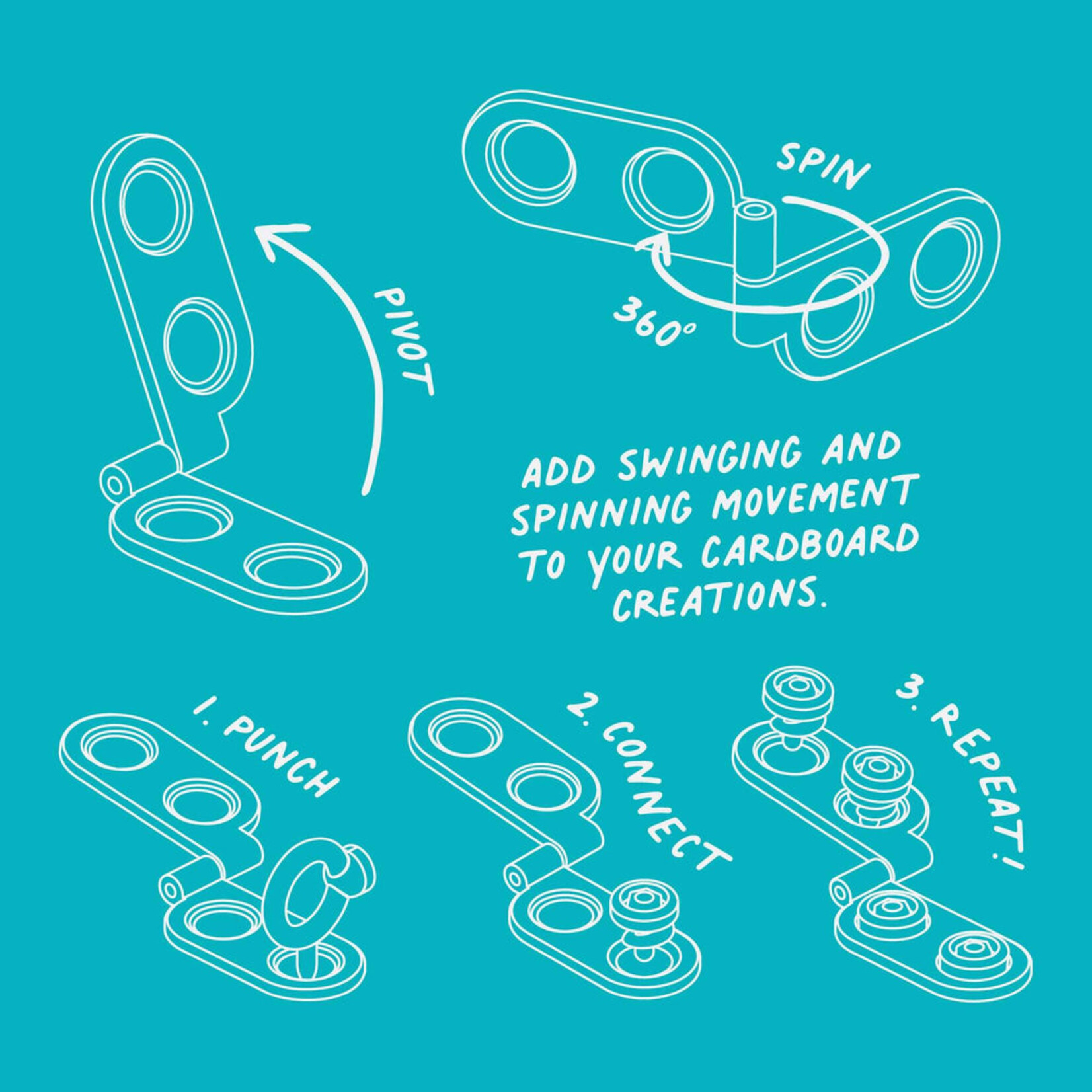 MAKEDO MAKEDO SPIN HINGE