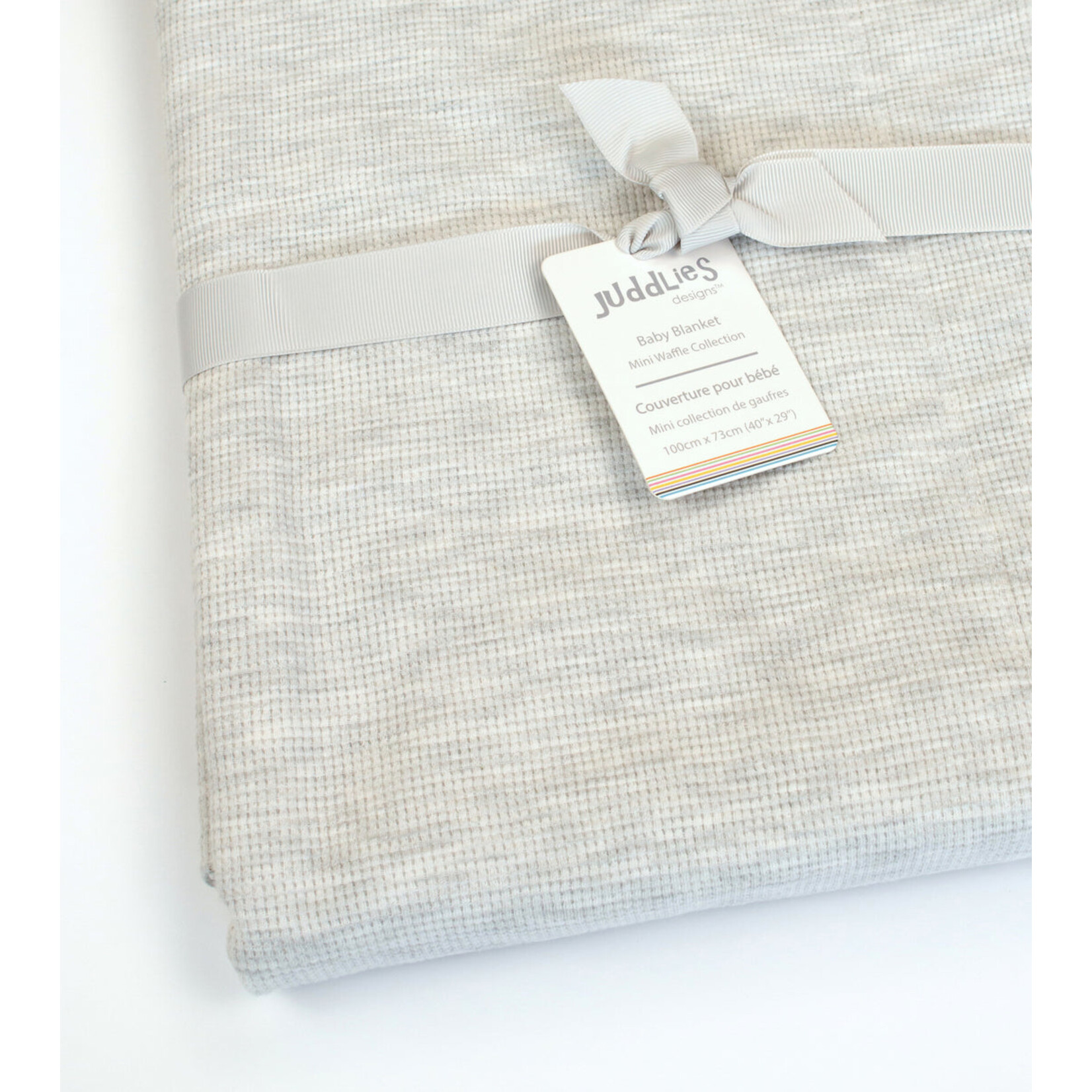 JUDDLIES DESIGNS JUDDLIES MINI WAFFLE BABY BLANKET