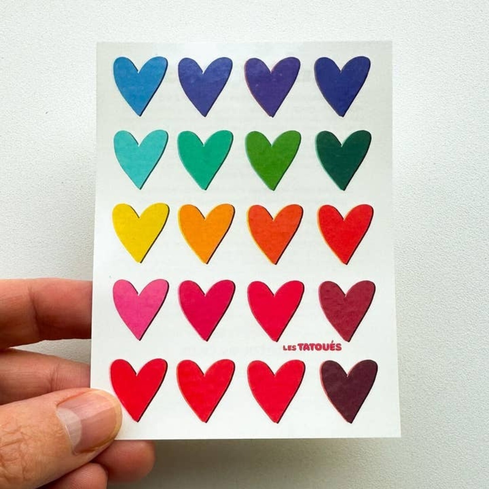LES TATOUES LES TATOUES TEMPORARY TATTOOS MINI HEARTS