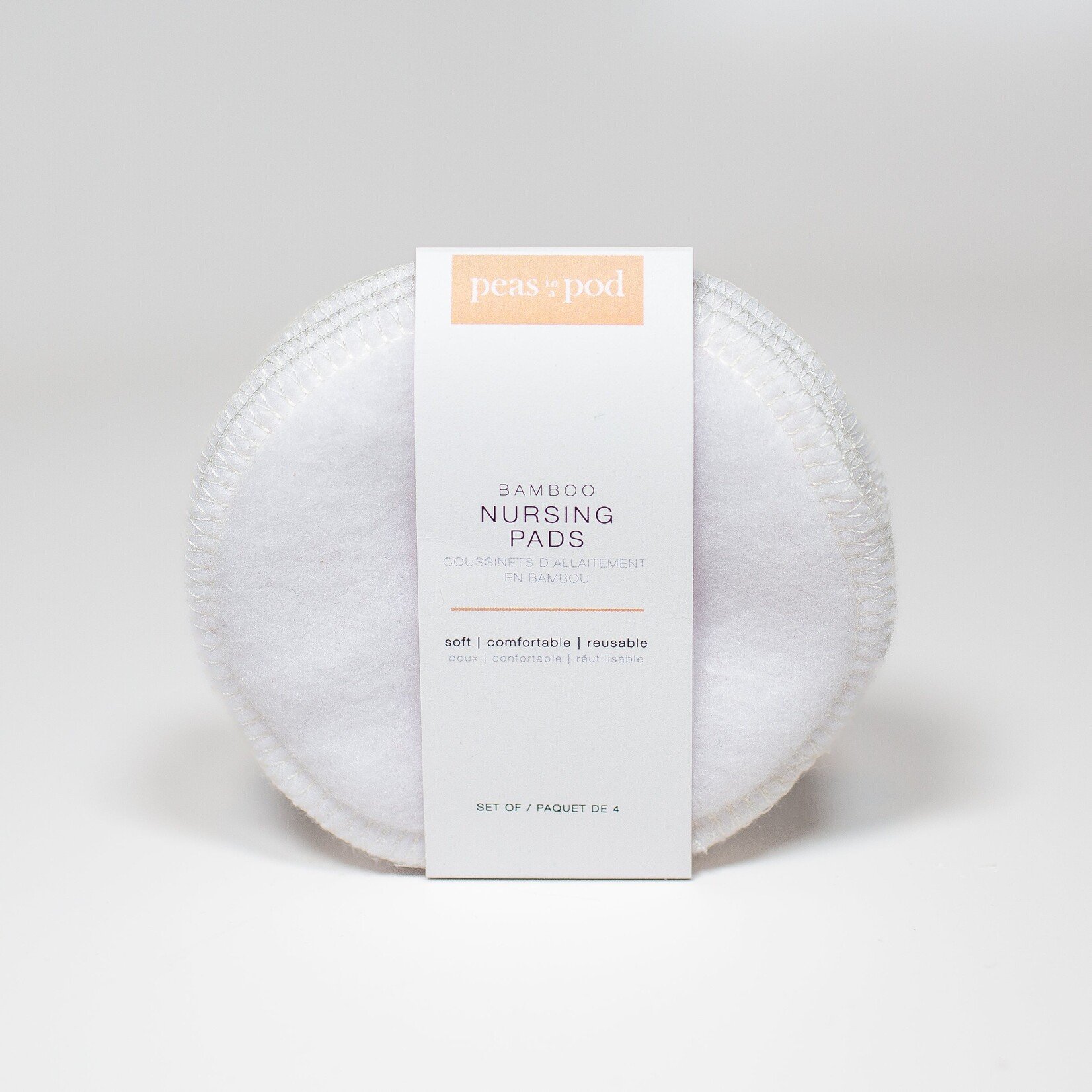 PEAS IN A POD PEAS IN A POD BAMBOO NURSING PADS SET OF 4