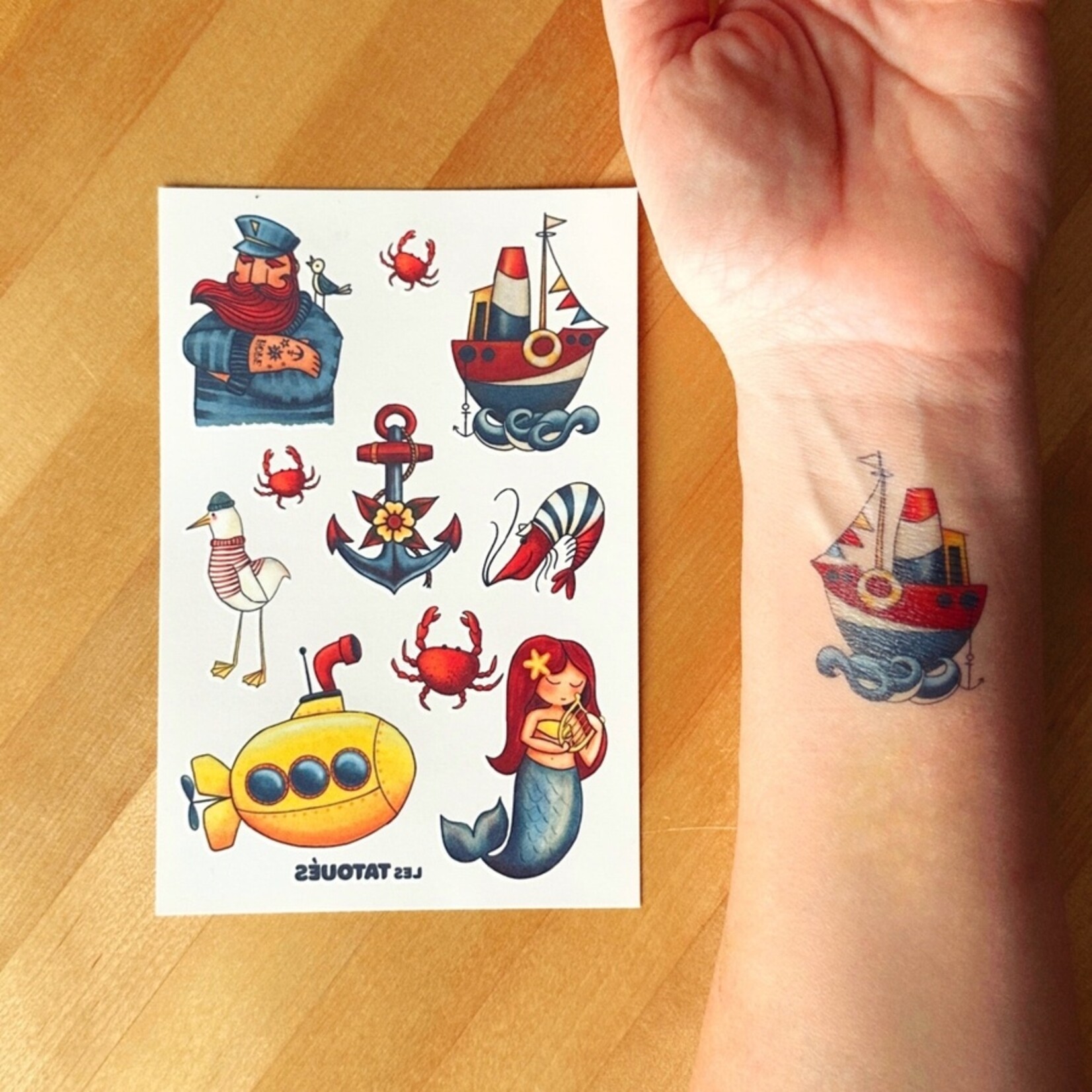 LES TATOUES LES TATOUES TEMPORARY TATTOO
