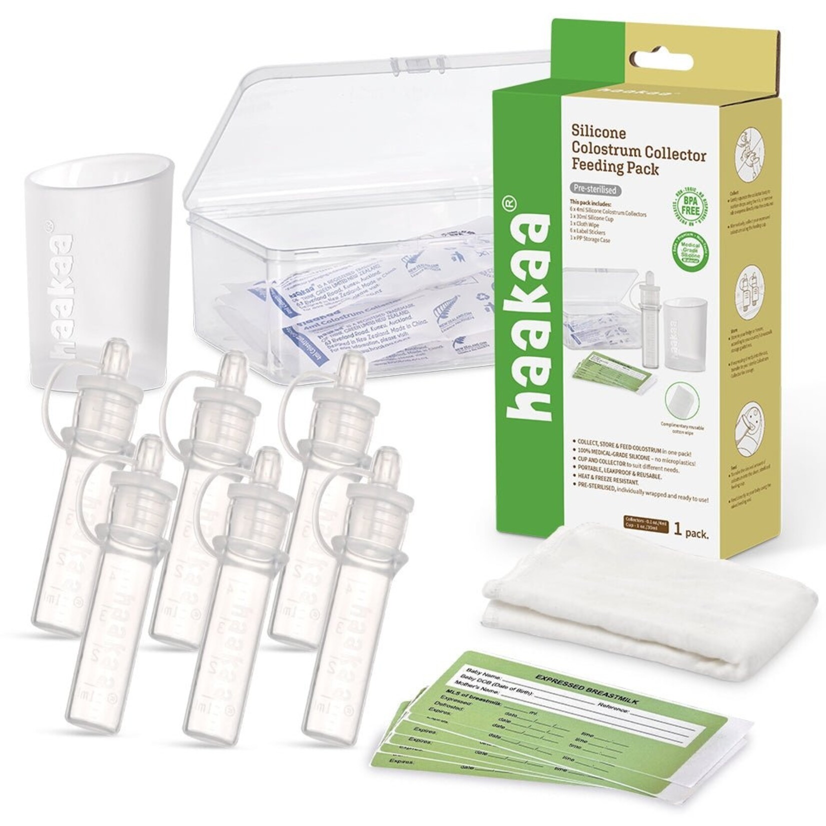 HAAKAA HAAKAA SILICONE COLOSTRUM COLLECTOR FEEDING PACK