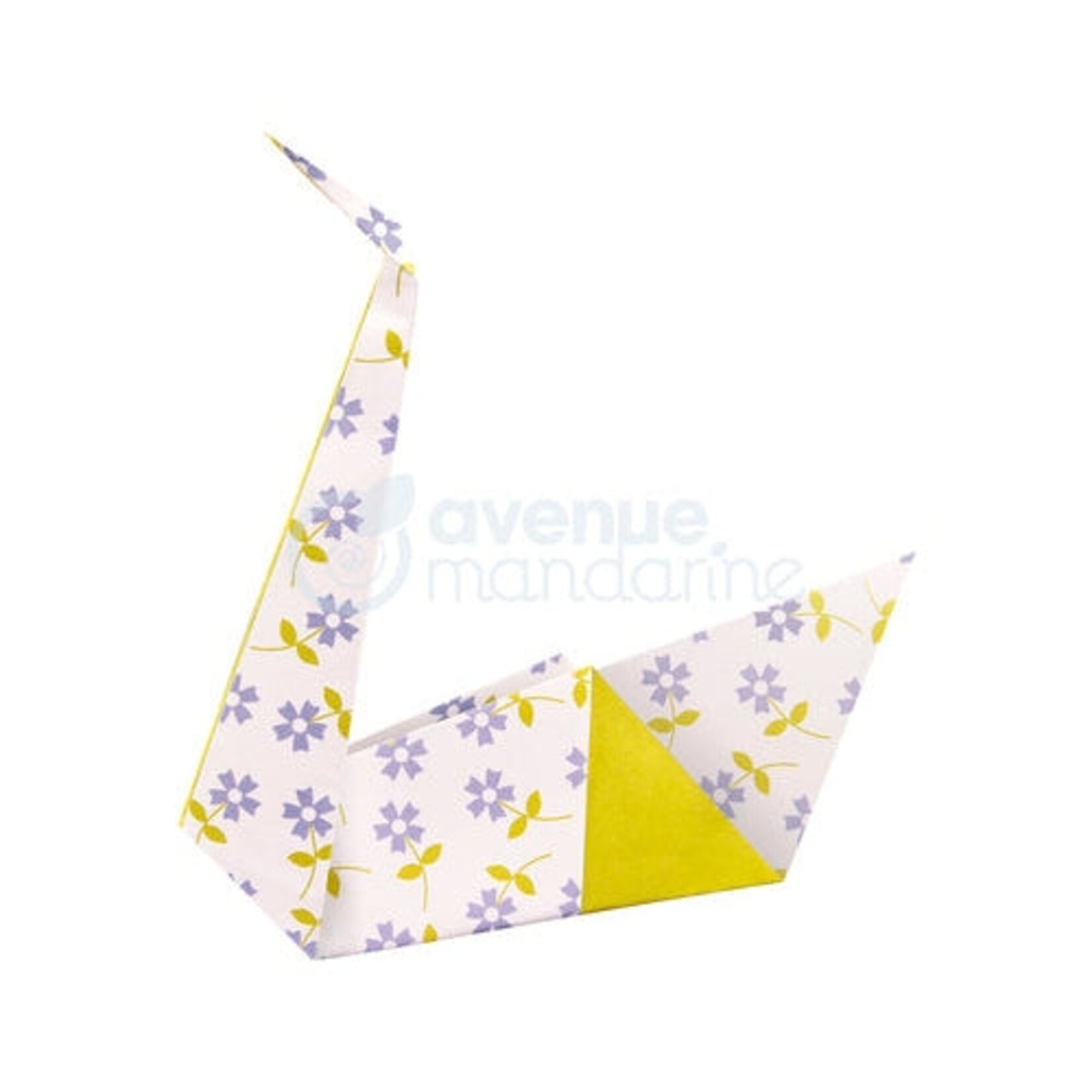 MY MANDARINE ORIGAMI PAPER - FLOWER
