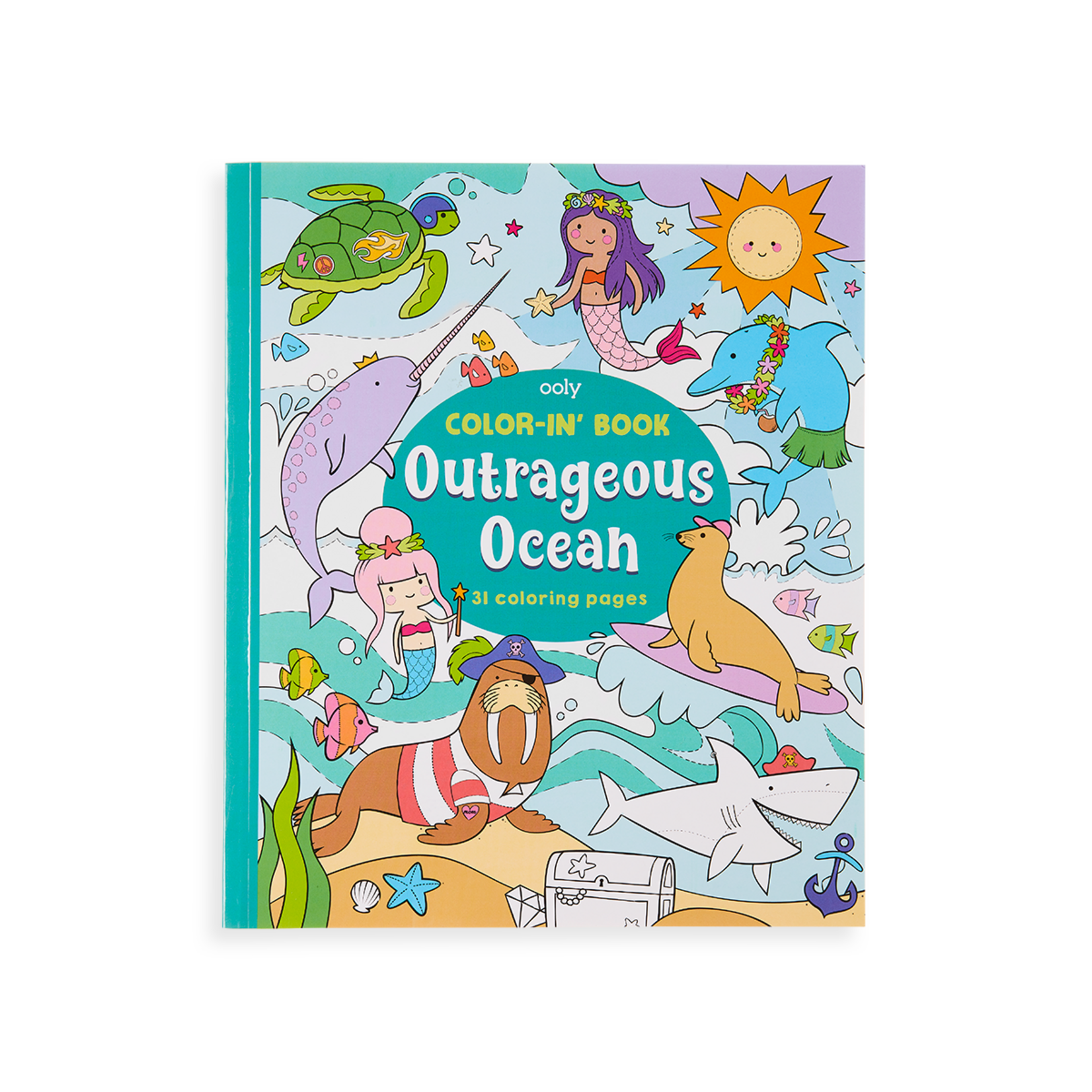 OOLY OOLY COLOR-IN' BOOK OUTRAGEOUS OCEAN