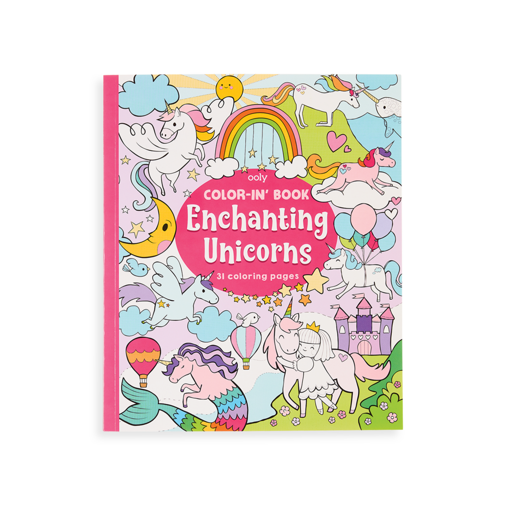 OOLY OOLY COLOR-IN' BOOK ENCHANTING UNICORNS