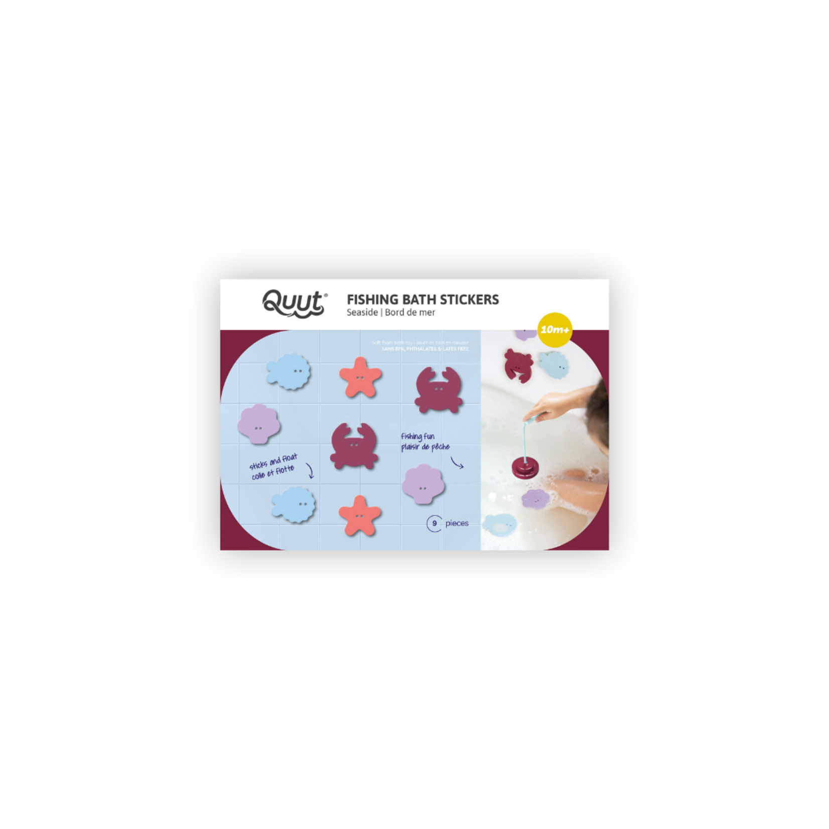 QUUT QUUT FISHING BATH STICKERS - SEASIDE