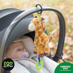 MAKE BELIEVE IDEAS ZOO CREW CLIP & GO STROLLER PLUSH