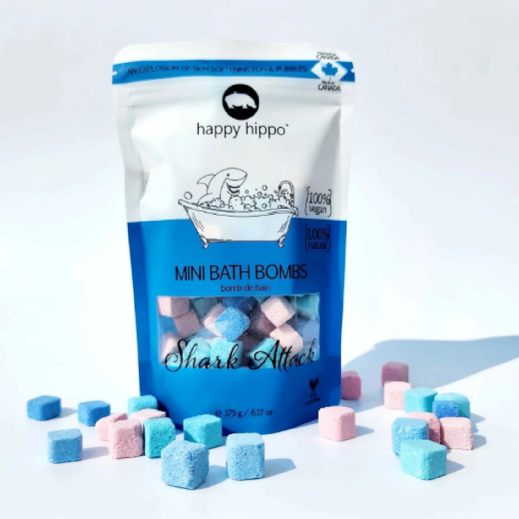 HAPPY HIPPO HAPPY HIPPO MINI BATH BOMBS - OLDER PACKAGING
