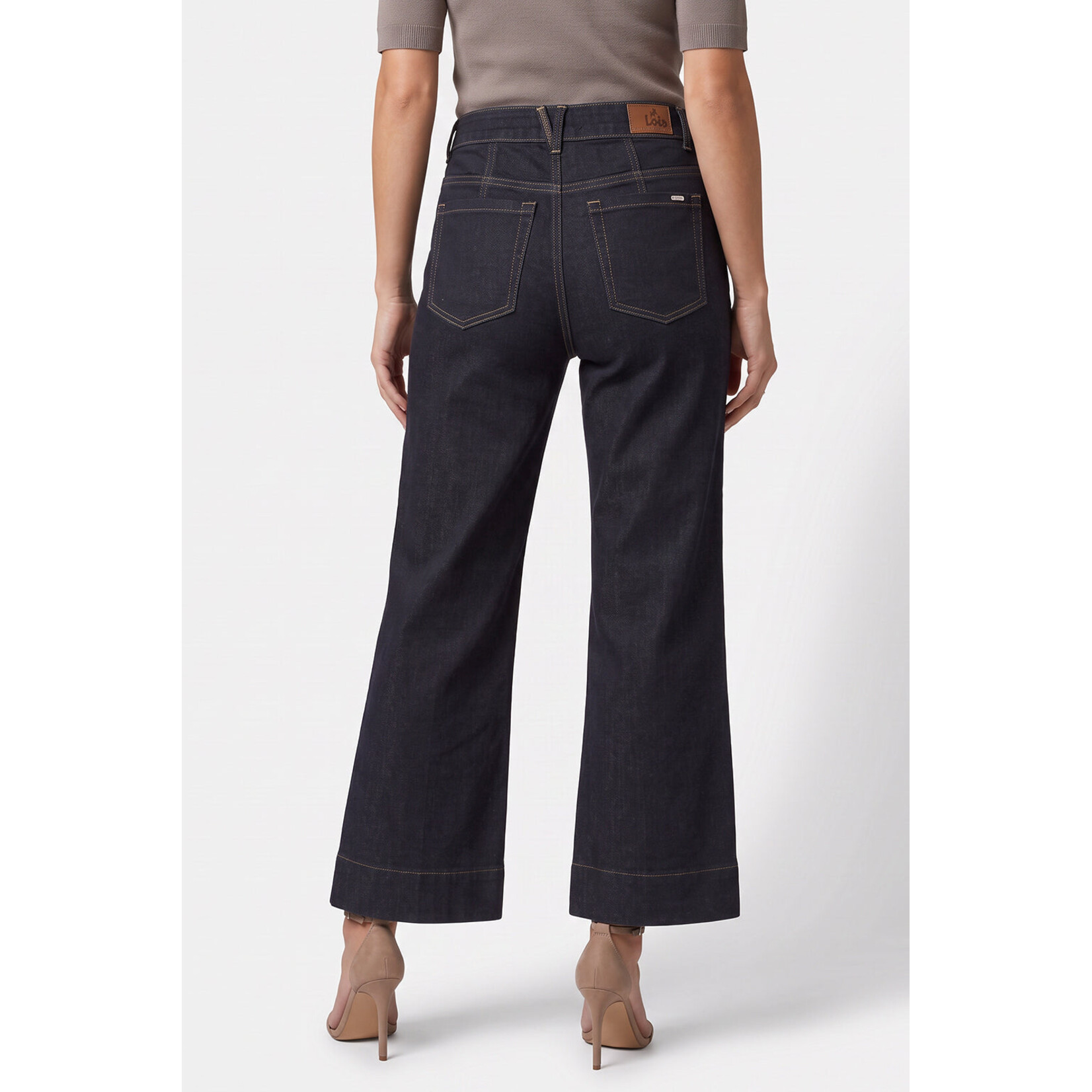 LOIS LOIS ROBIE HIGH WAISTED FLARE WITH PATCH POCKET