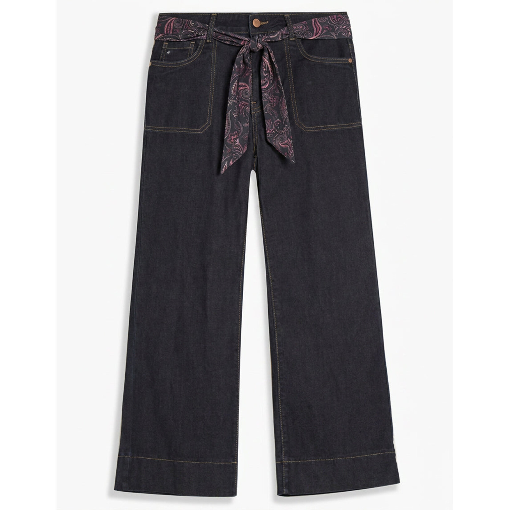 LOIS LOIS ROBIE HIGH WAISTED FLARE WITH PATCH POCKET