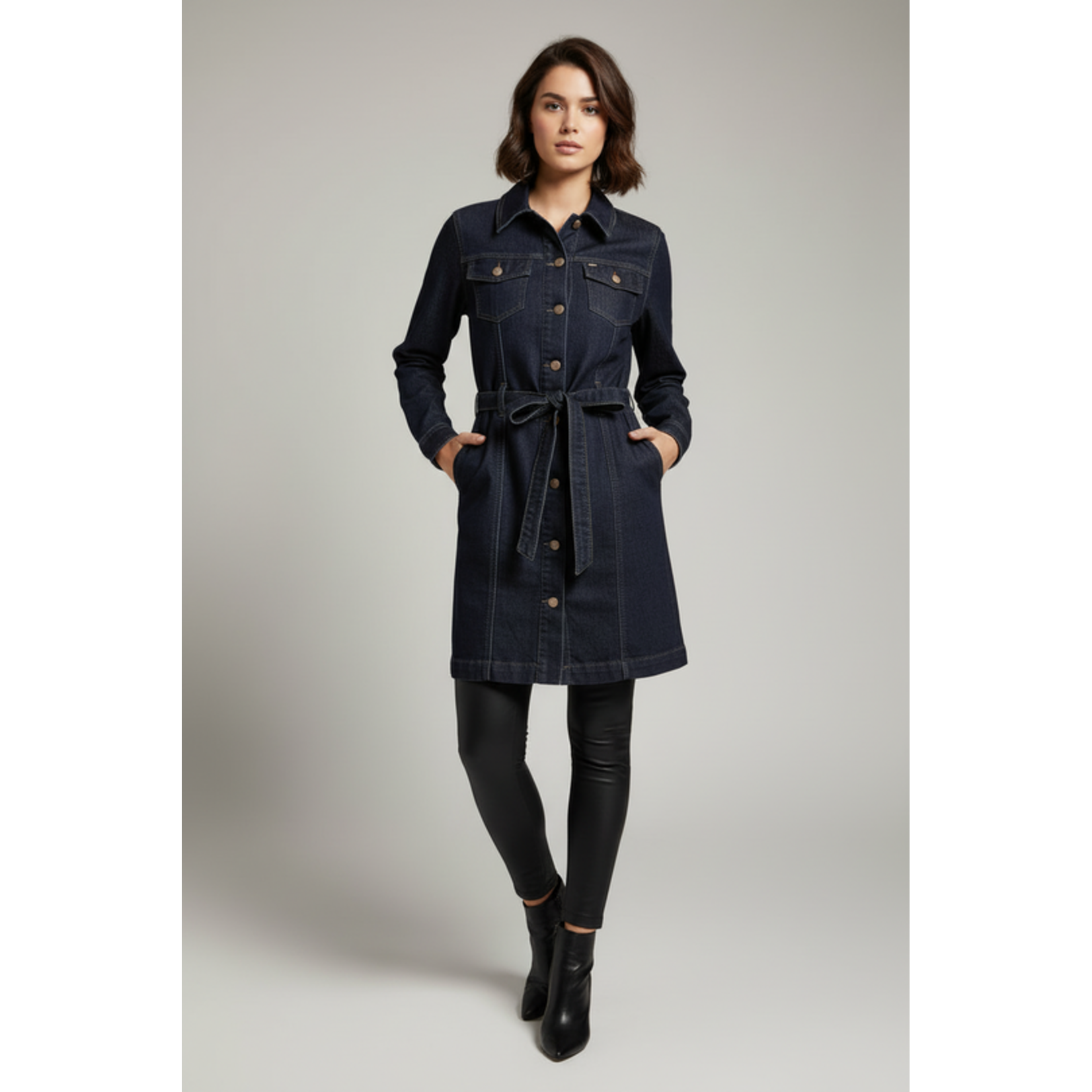 LOIS UNBOUTIQUED SASH & DASH DENIM JACKET