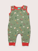 Little Green Radicals Animal Friends Everyday Dungarees  Animal Friends, 03-06m