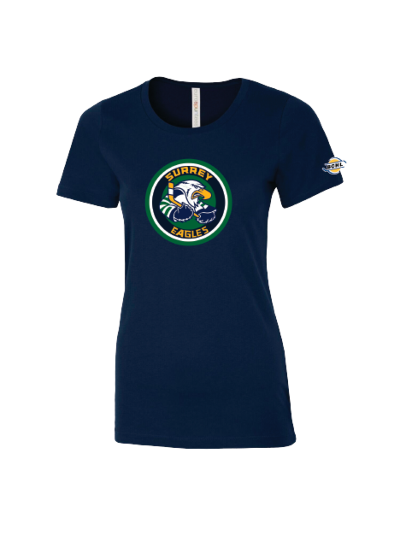 Surrey Eagles Round Logo Ladies T-shirt