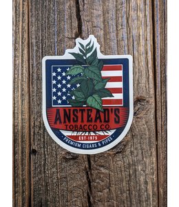 Anstead's Tobacco Co. Anstead's Tobacco Co. Flag Decal Sticker