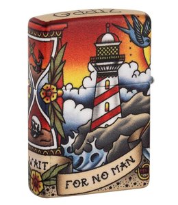 Zippo 49532 Nautical Tattoo Design