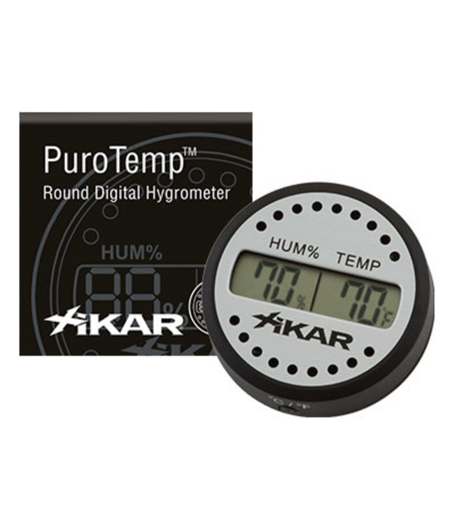Xikar Xikar Digital Hygrometer 832XI Round single