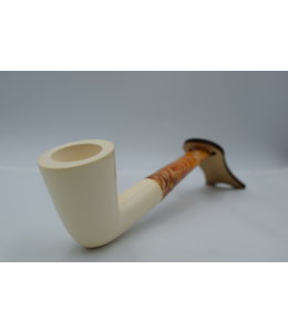 SMS Meerschaum Smooth Dublin Meerschaum Pipe