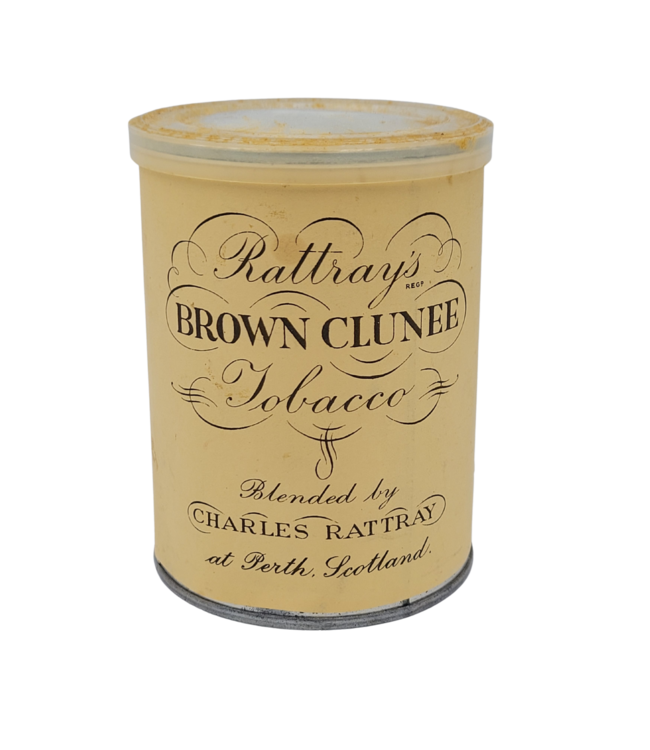 Rattray's 1990s Vintage Rattray's Brown Clunee 4oz Tin