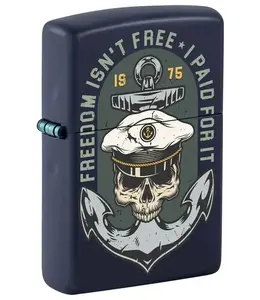 Zippo Zippo 81306 Skull & Anchor Freedom Isn't Free