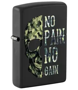 Zippo Zippo 81292 No Pain, No Gain Camo Skull