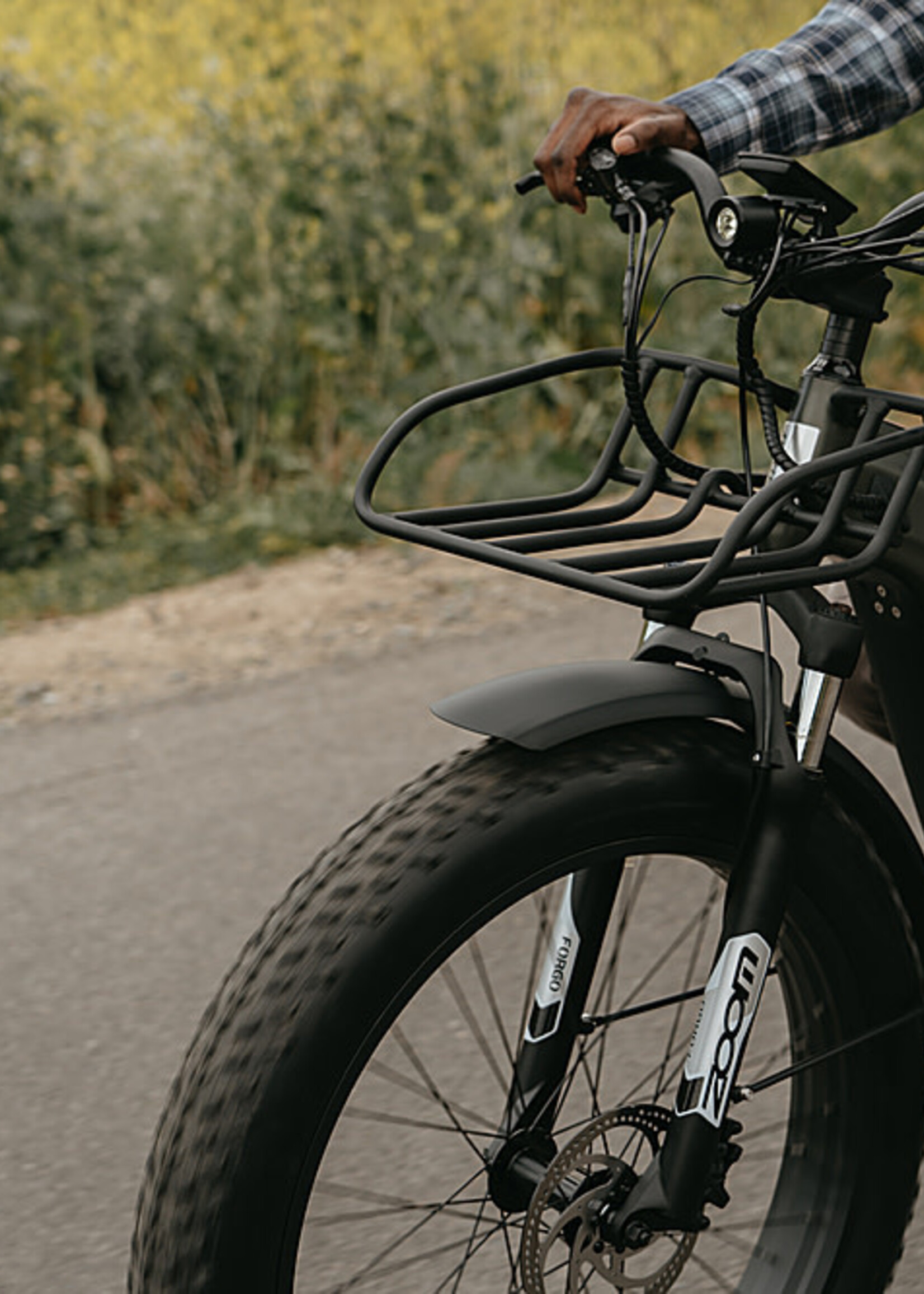 Aventon Aventon - Aventure Front Rack - Black - One Size Fits All