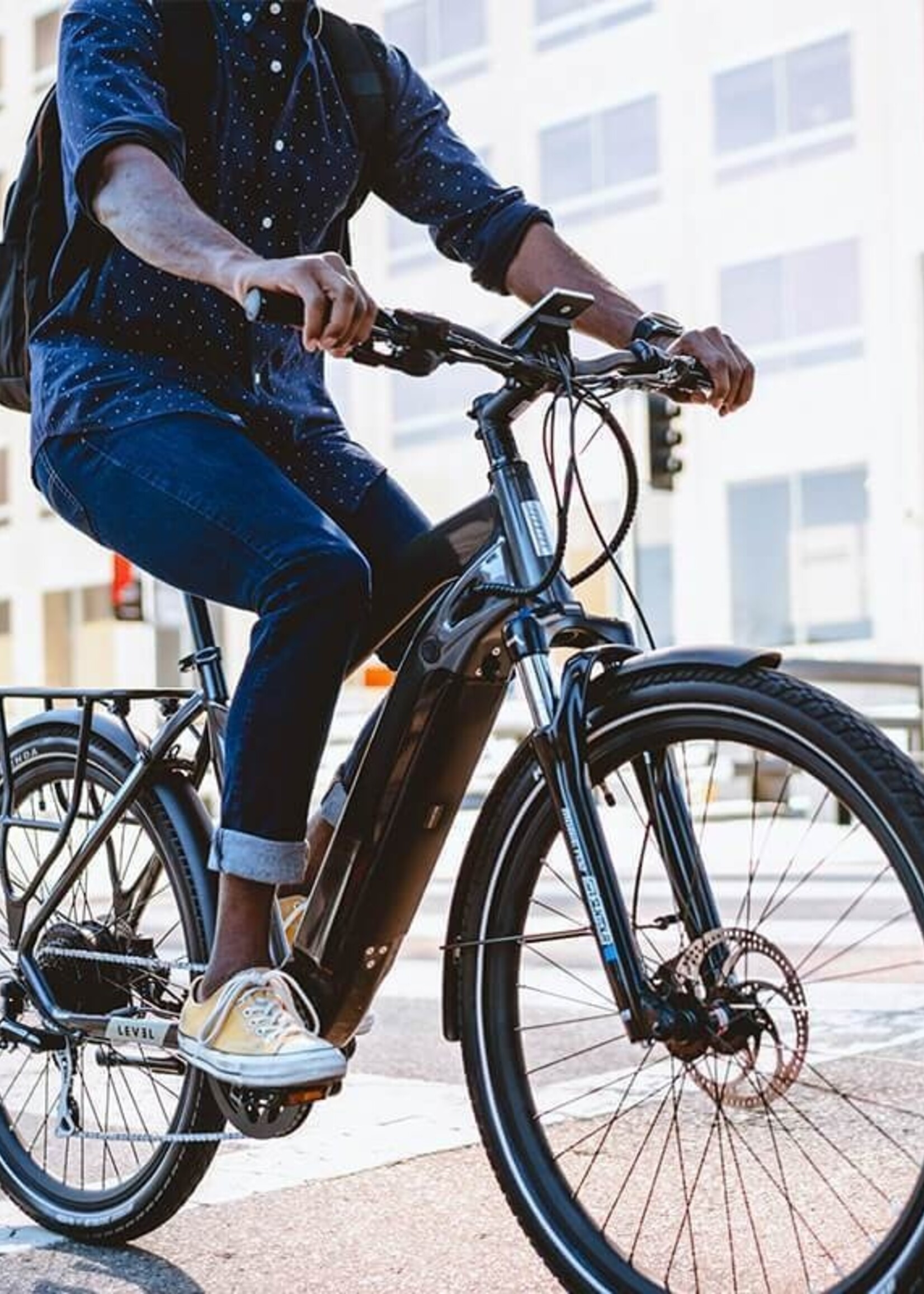 Aventon Level Commuter Ebike Stone Grey Medium