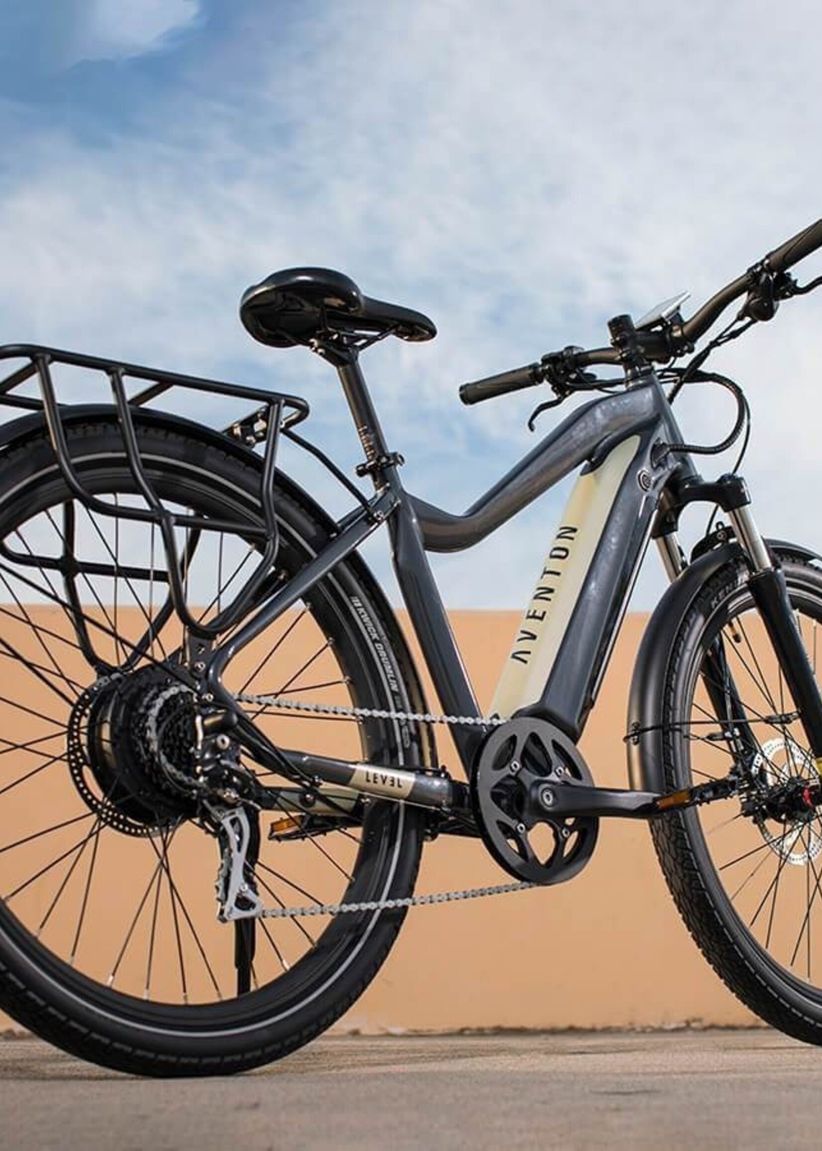 Aventon Level Commuter Ebike Stone Grey Medium