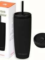 Retrospec Arroyo Tumbler Straw Lid - Black