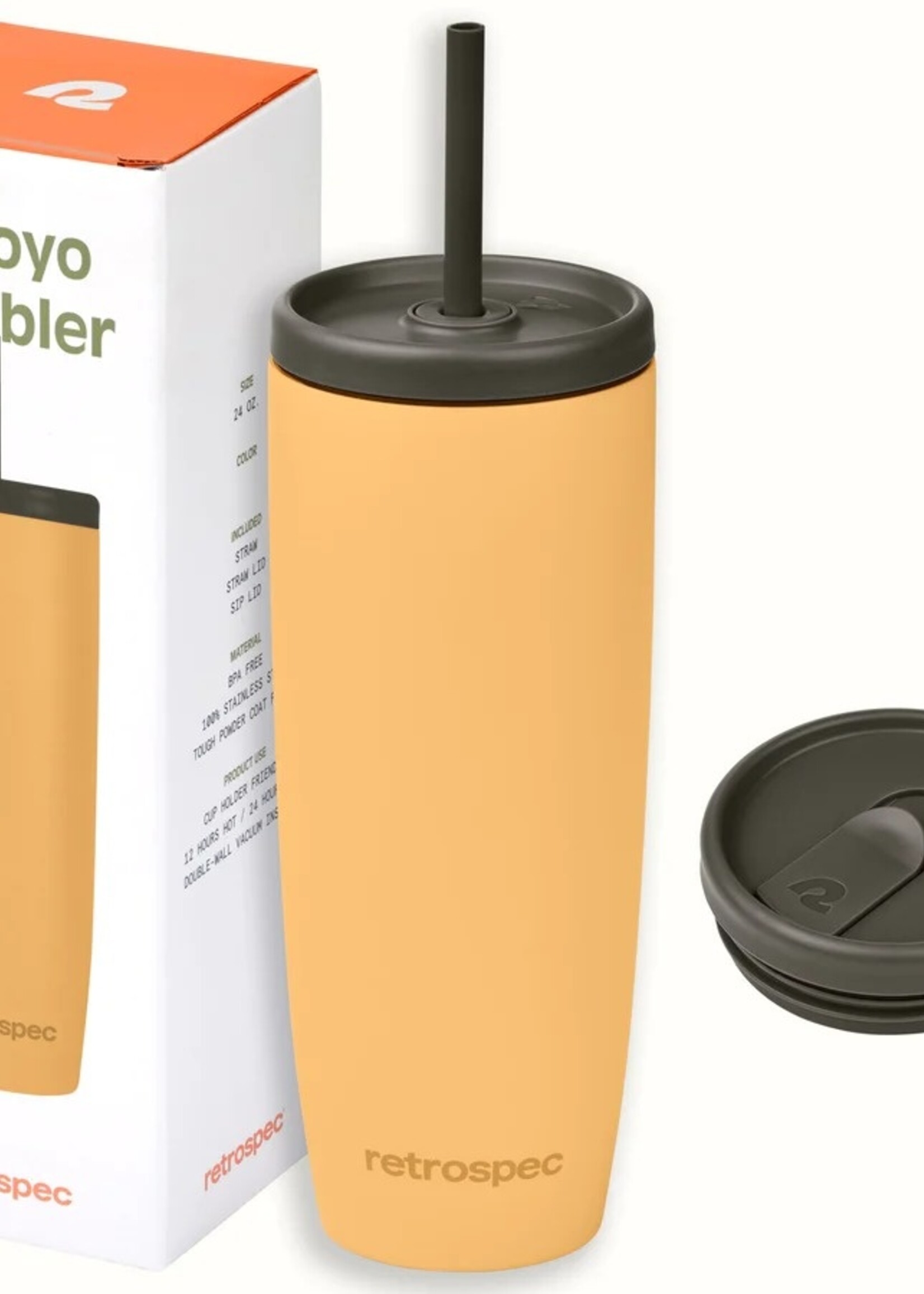Retrospec Arroyo Tumbler 24oz - Honey