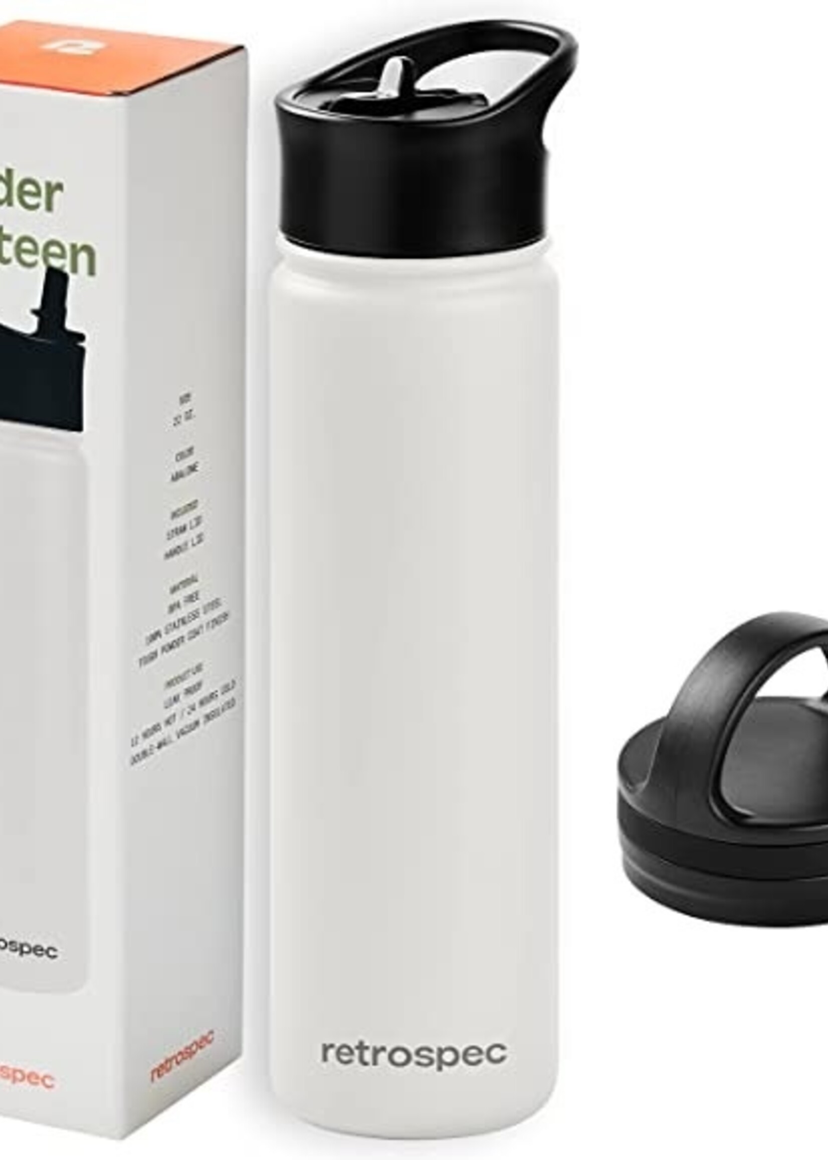 Retrospec Alder Canteen Straw Lid - Gray