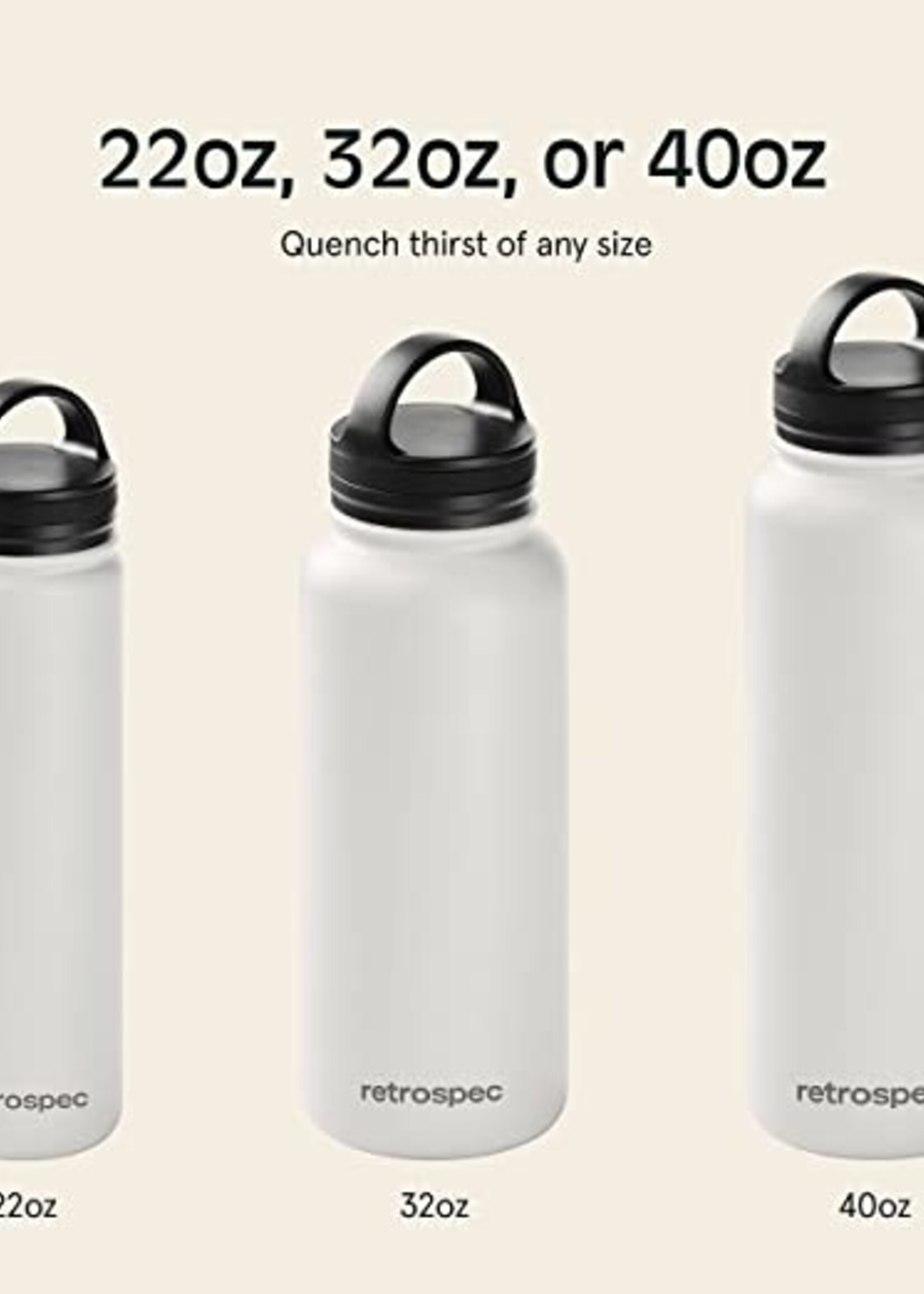 Retrospec Alder Canteen Straw Lid - Gray