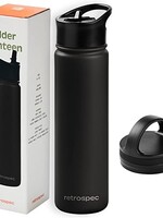 Retrospec Alder Canteen Straw Lid - Black