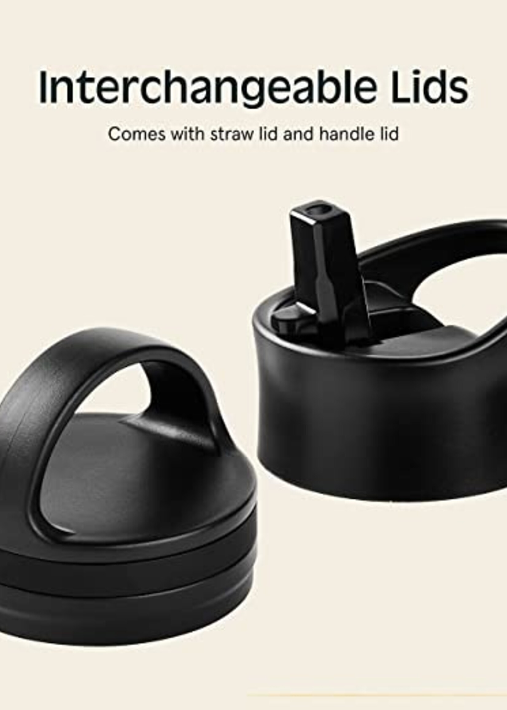 Retrospec Alder Canteen Straw Lid - Black