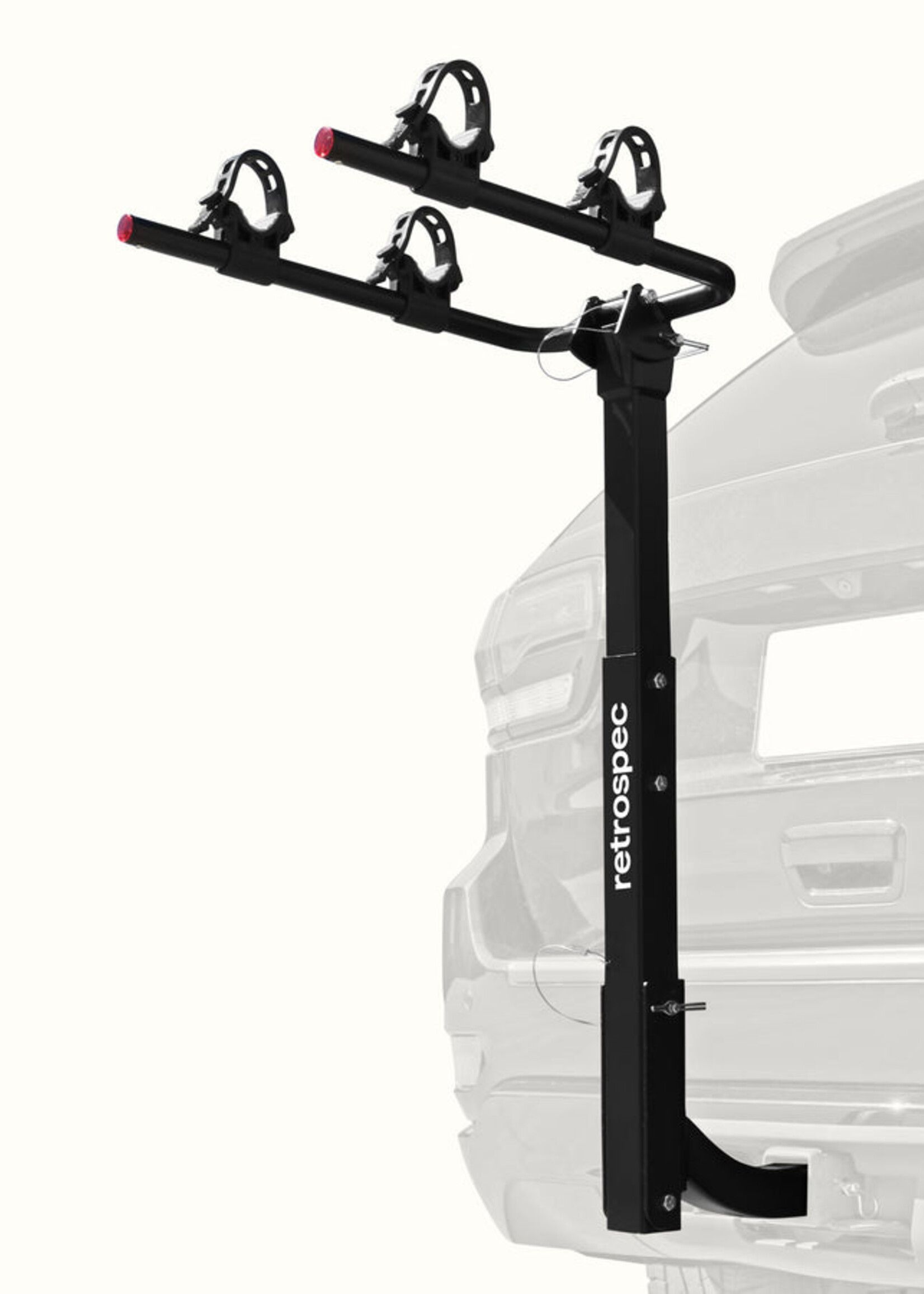 Retrospec Lenox 2021 Hitch Mount Car Rack - 2 Bike - Black