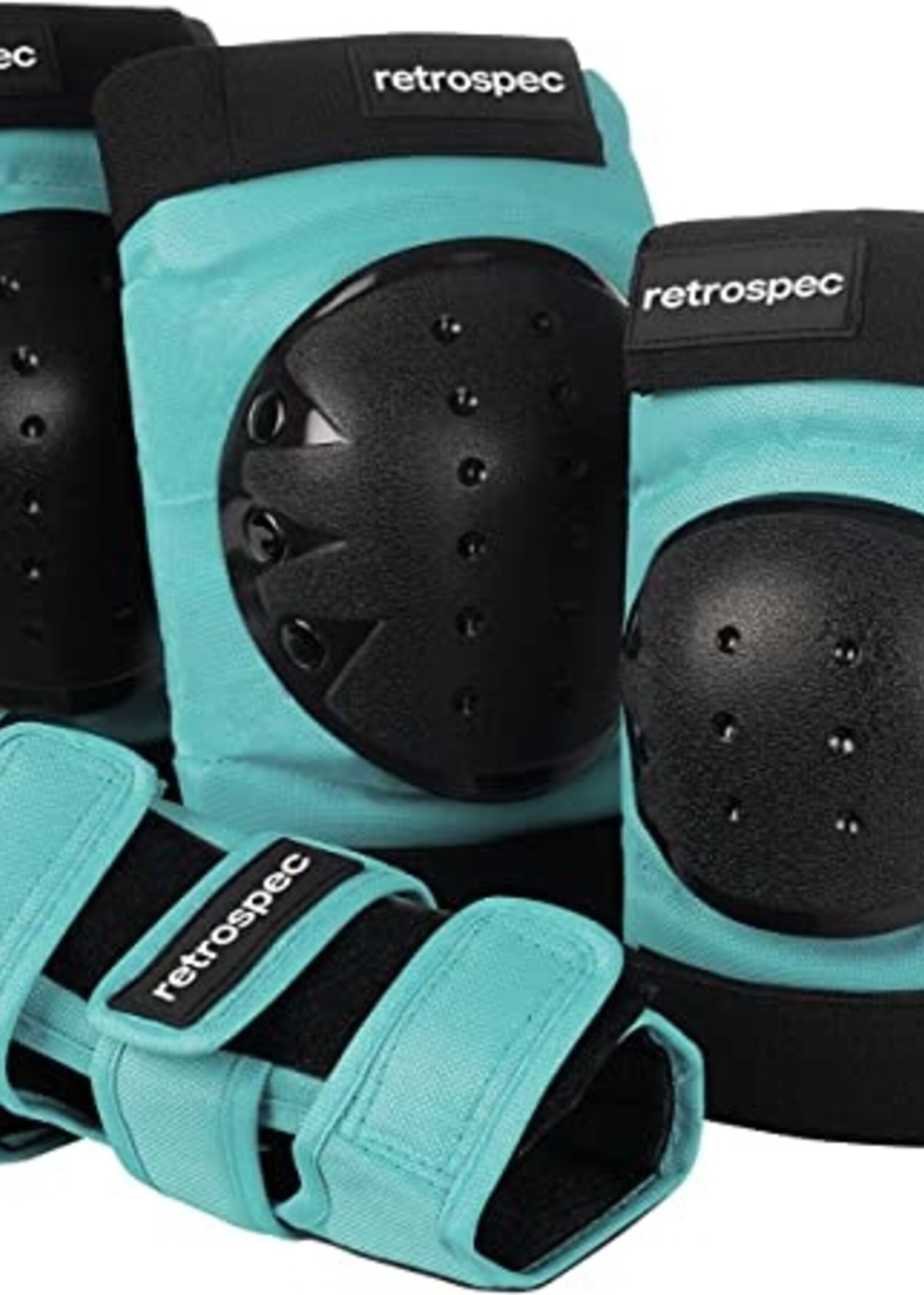 Retrospec Multi-Sport Protective Pad Set 2021 - Spring Mint - 2 Youth (10-14yrs)