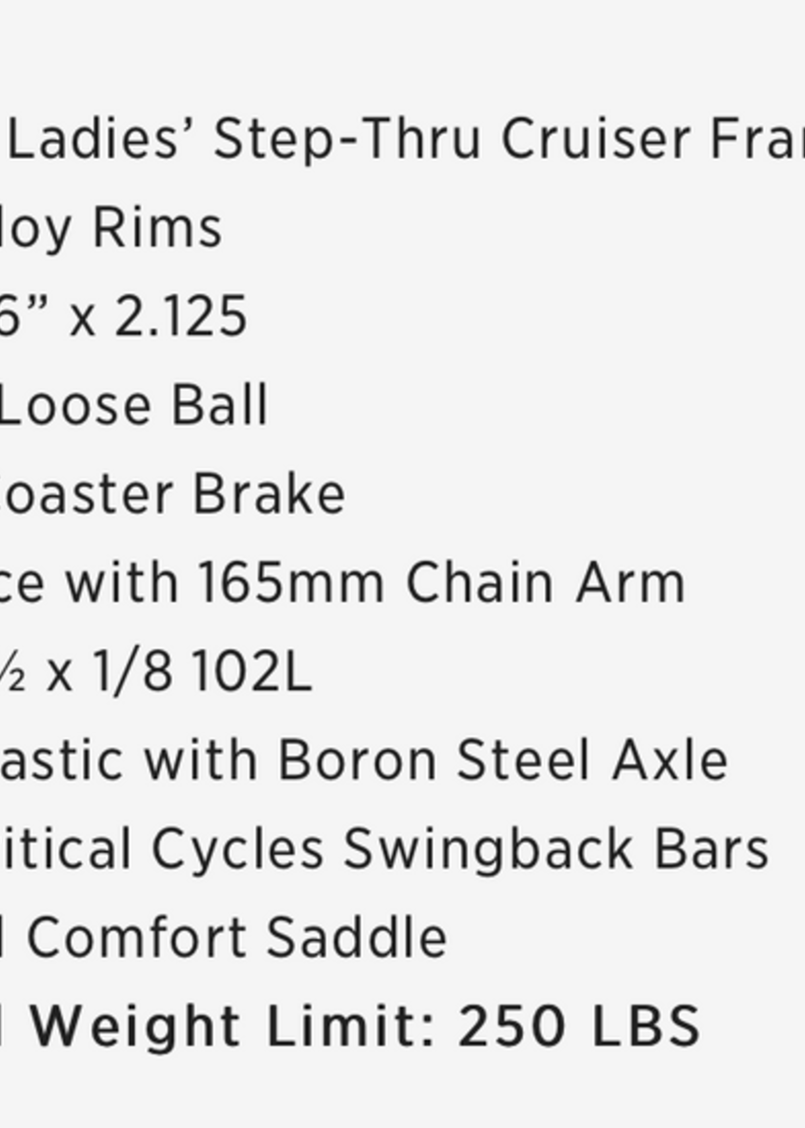 Retrospec Chatham-1 26" Step-Thru 2021 - Violet